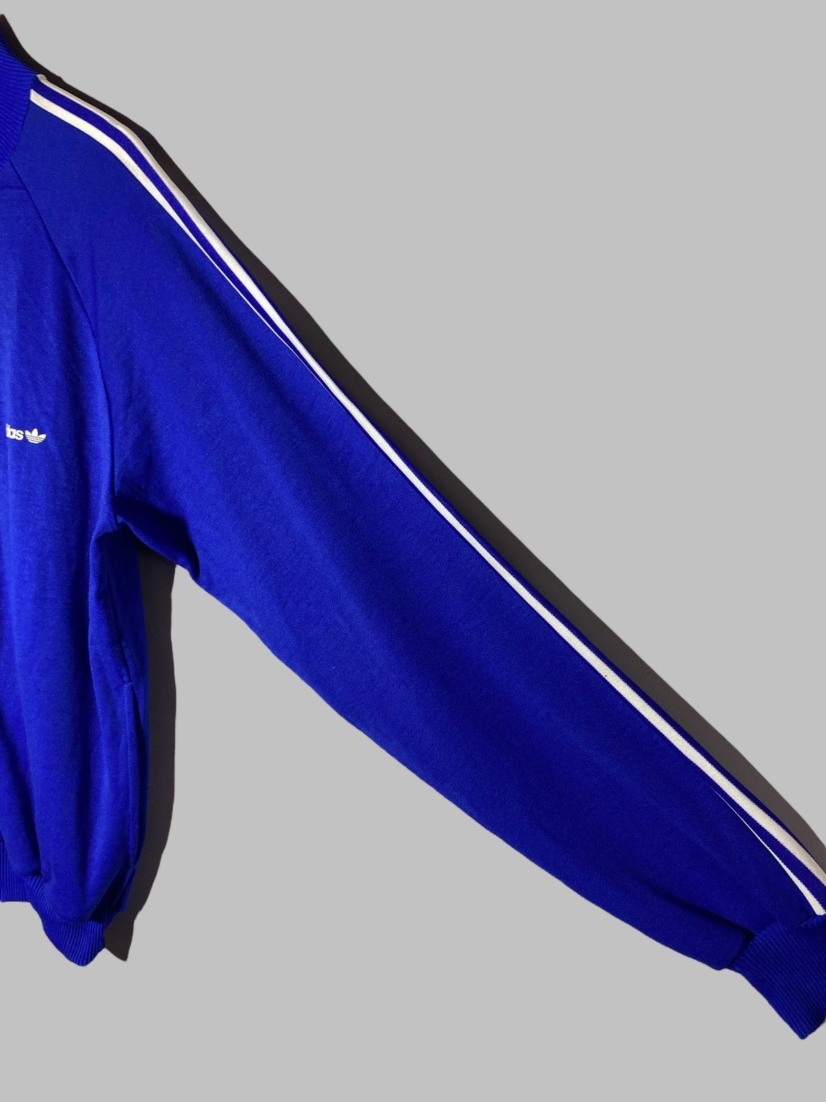 Vintage 🔥 ADIDAS 80S TRACK JACKET RETRO BLUE RAVE VINTAGE DRIP Size US XXL / EU 58 / 5 - 9 Thumbnail