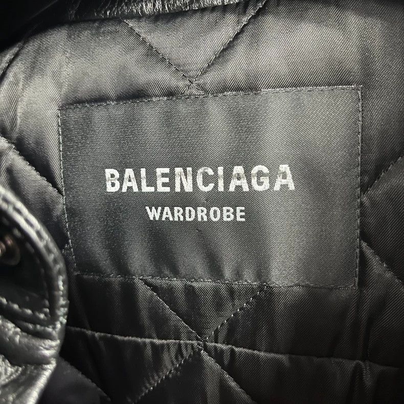 Balenciaga Balenciaga latest black full logo leather jacket jacket-250 Size US M / EU 48-50 / 2 - 5 Thumbnail
