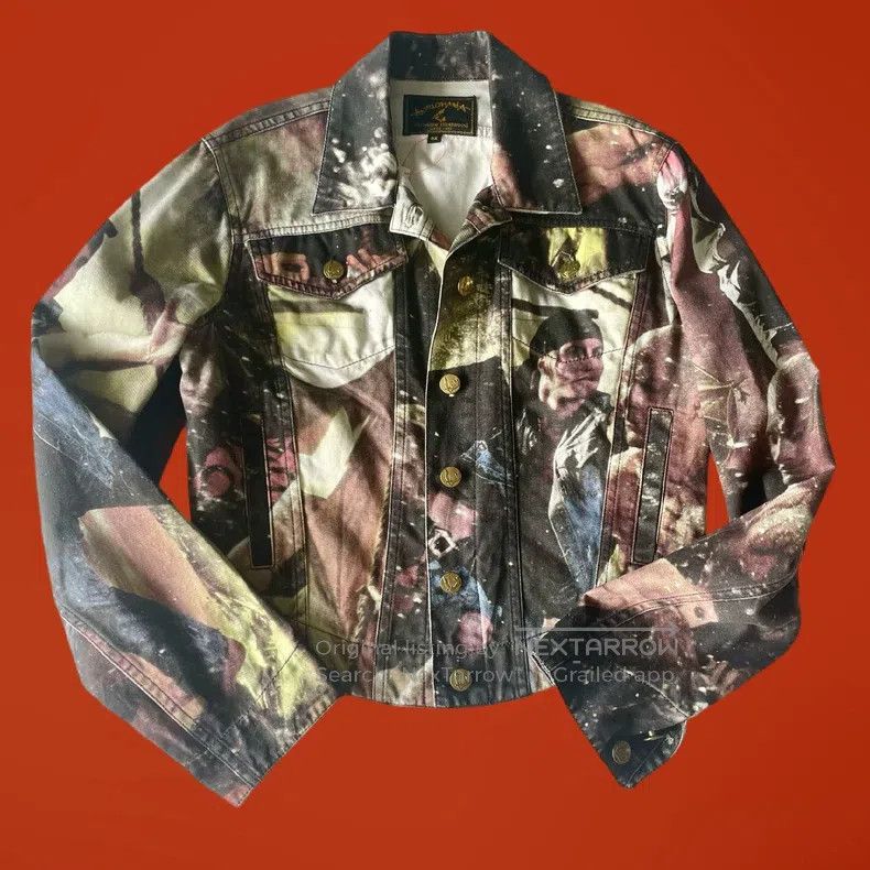 Vivienne Westwood Vivienne Westwood War Oil Painting Denim Jacket Vintage Ja Size S / US 4 / IT 40 - 1 Thumbnail