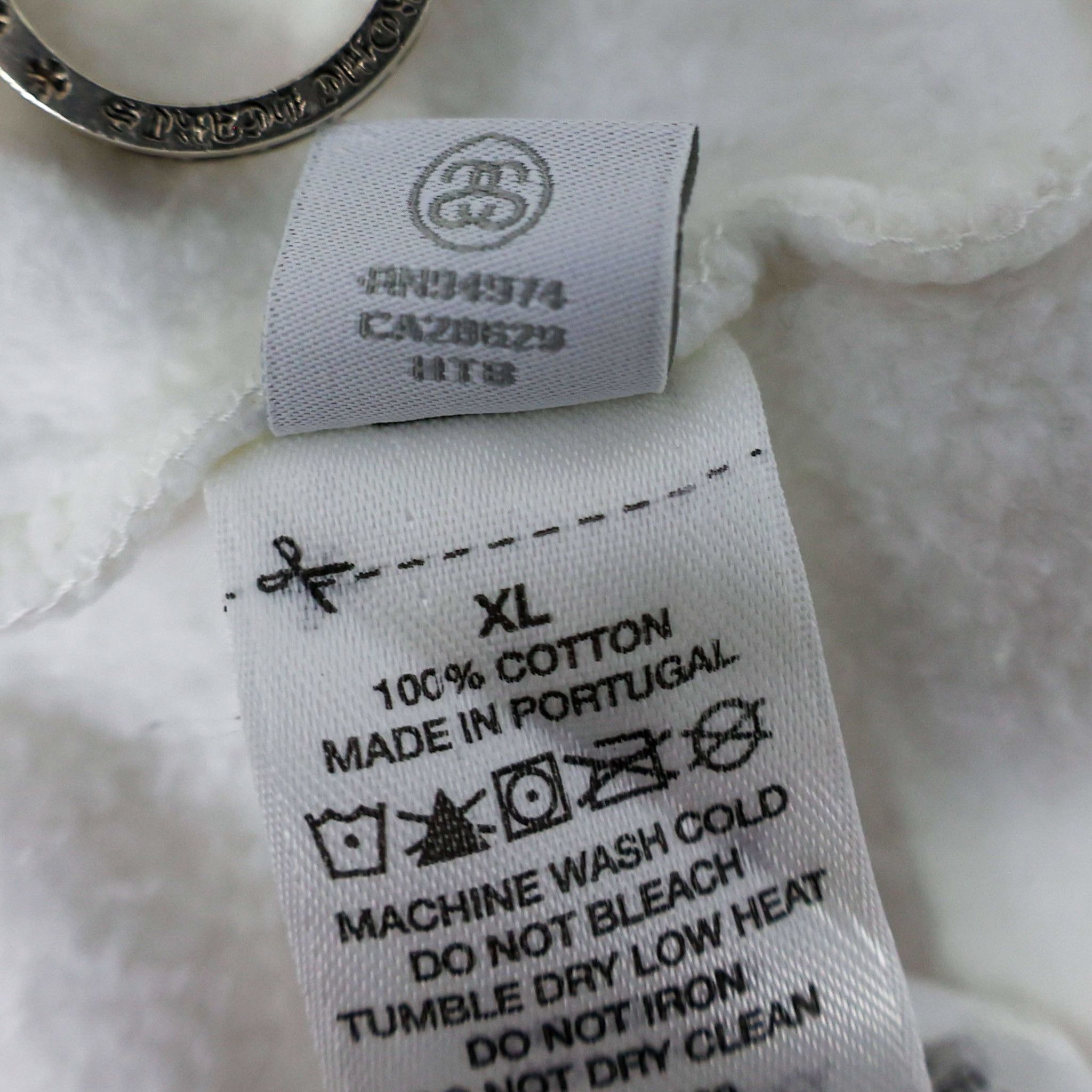 Stussy Stussy White Pigment Dyed Dice Hoodie Zip Up Size US XL / EU 56 / 4 - 8 Thumbnail