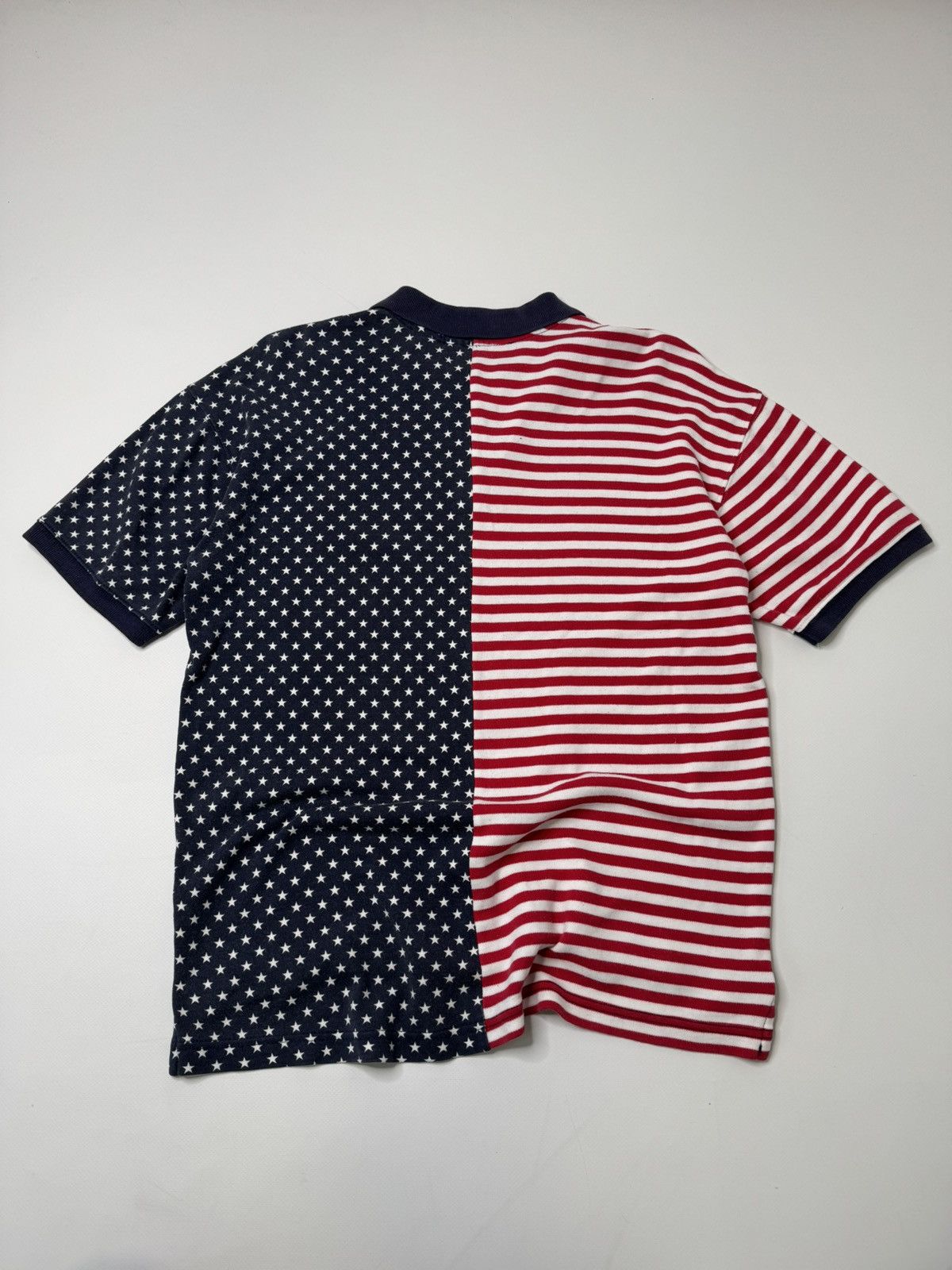 Vintage Vintage drip swag USA flag polo tee chief keef if6was9 lgb Size US M / EU 48-50 / 2 - 2 Thumbnail