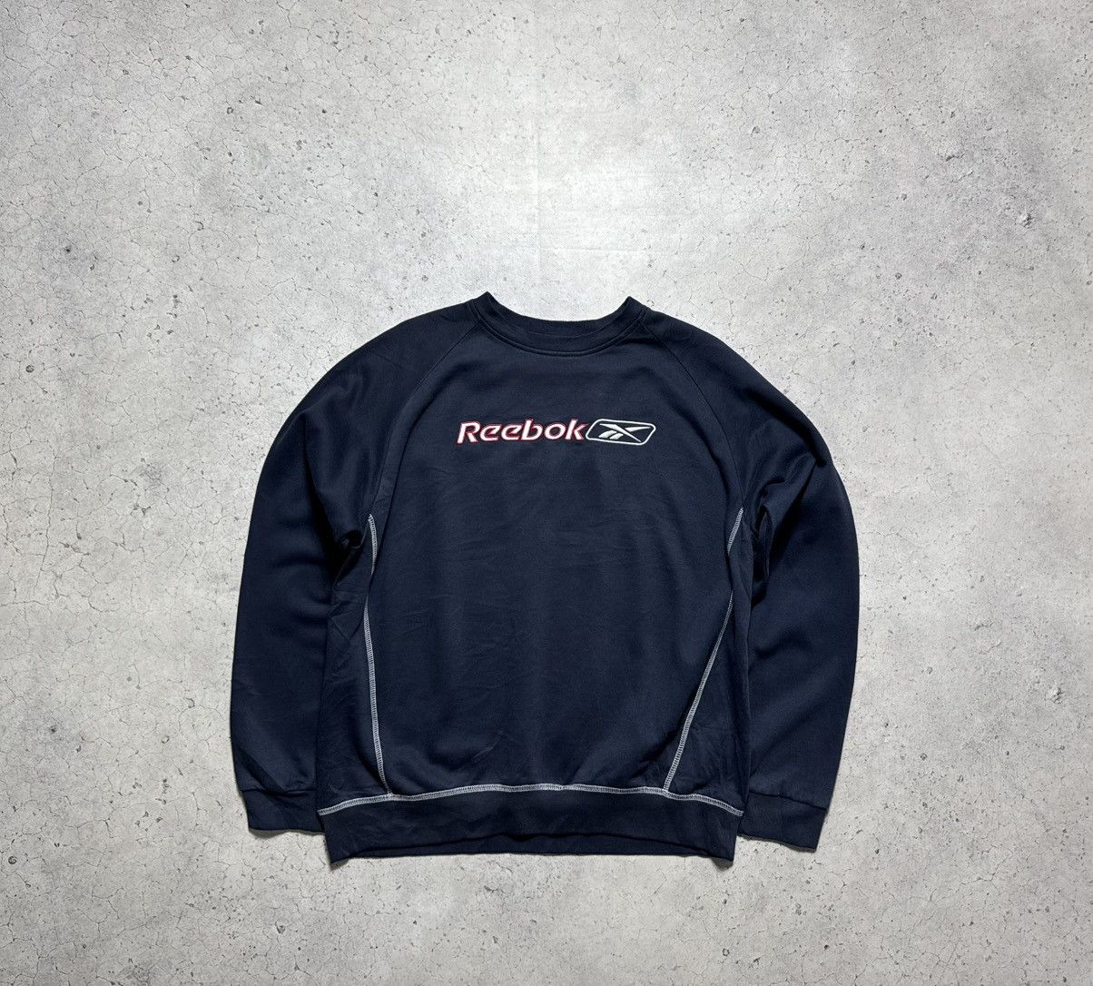 Reebok Reebok Vintage Sweatshirt Big Logo Size M Size US M / EU 48-50 / 2 - 1 Thumbnail