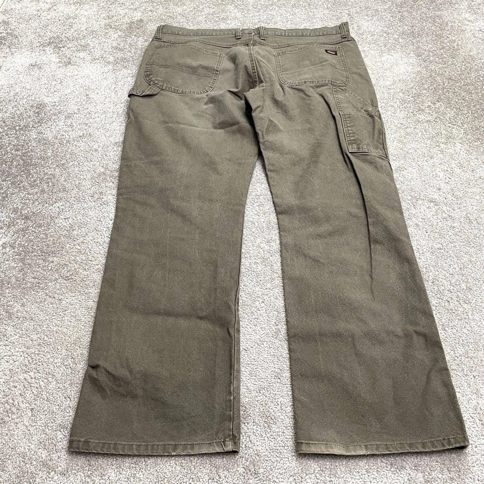 Dickies Dickies Pants Mens 40x32 Green Carpenter Straight Leg Tool Loop Outdoor Workwear Size US 40 / EU 56 - 2 Thumbnail