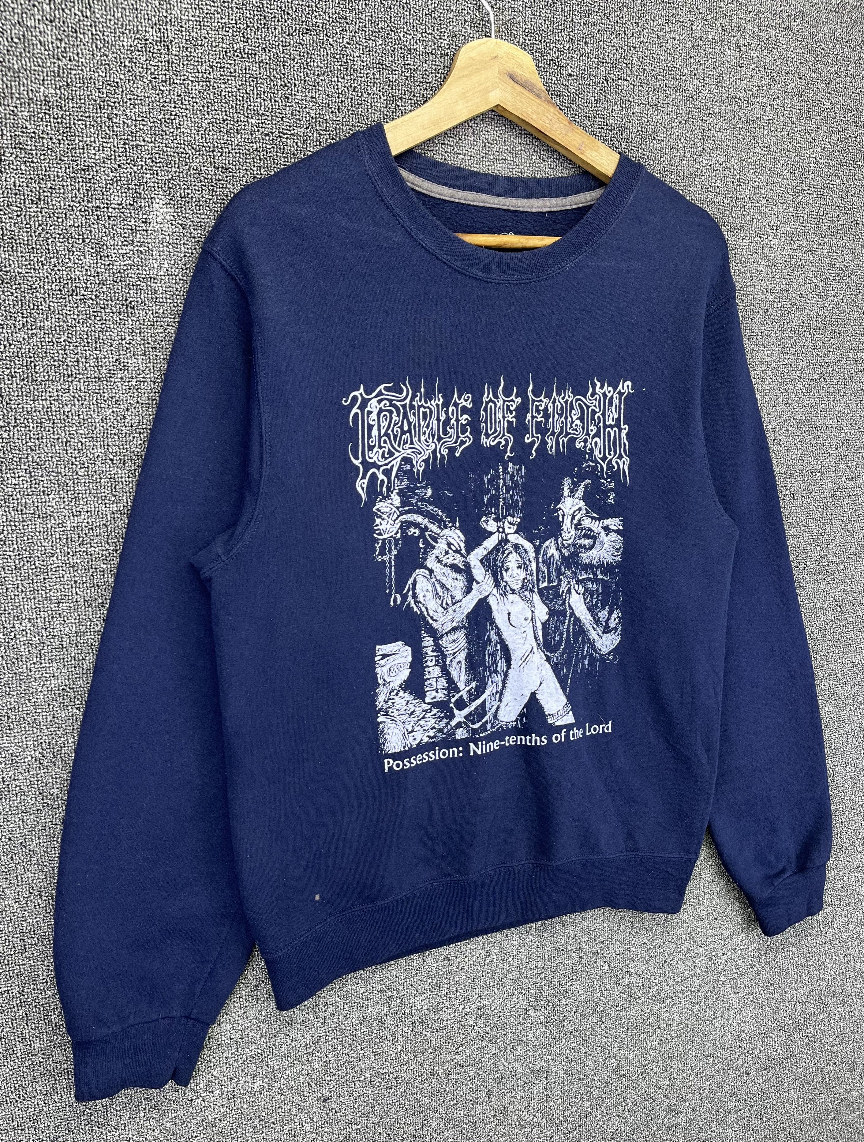 Band Tees Cradle of Filth Punk Rock Band Tees Rare Sweatshirt Size US S / EU 44-46 / 1 - 2 Thumbnail