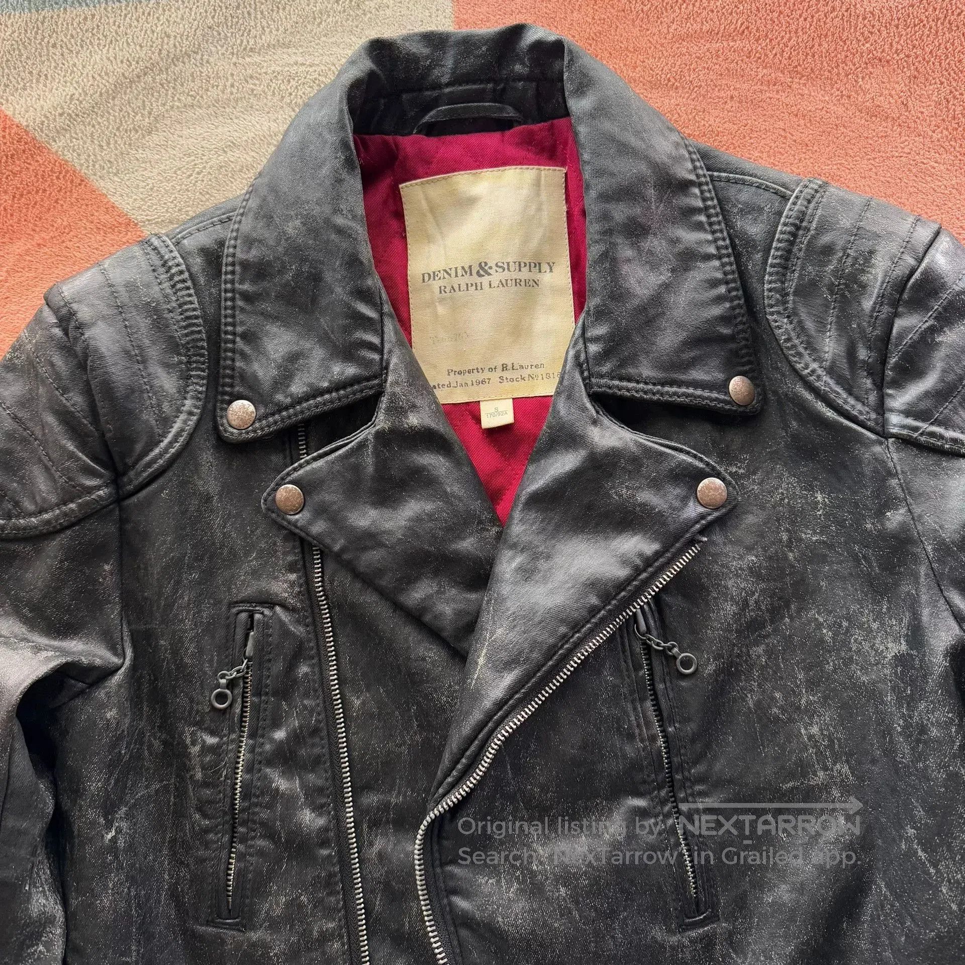 Denim & Supply Ralph Lauren Ralph Lauren Denim Supply Tiger Graphic Motorcycle Jacket. Size US S / EU 44-46 / 1 - 8 Thumbnail