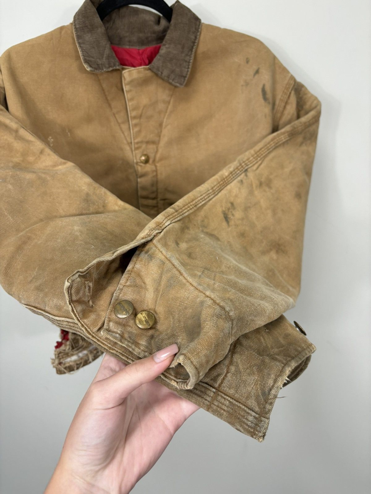 Carhartt Vintage Carhartt 80s USA Boxy Fit Cropped Detroit Jacket Size US L / EU 52-54 / 3 - 7 Thumbnail