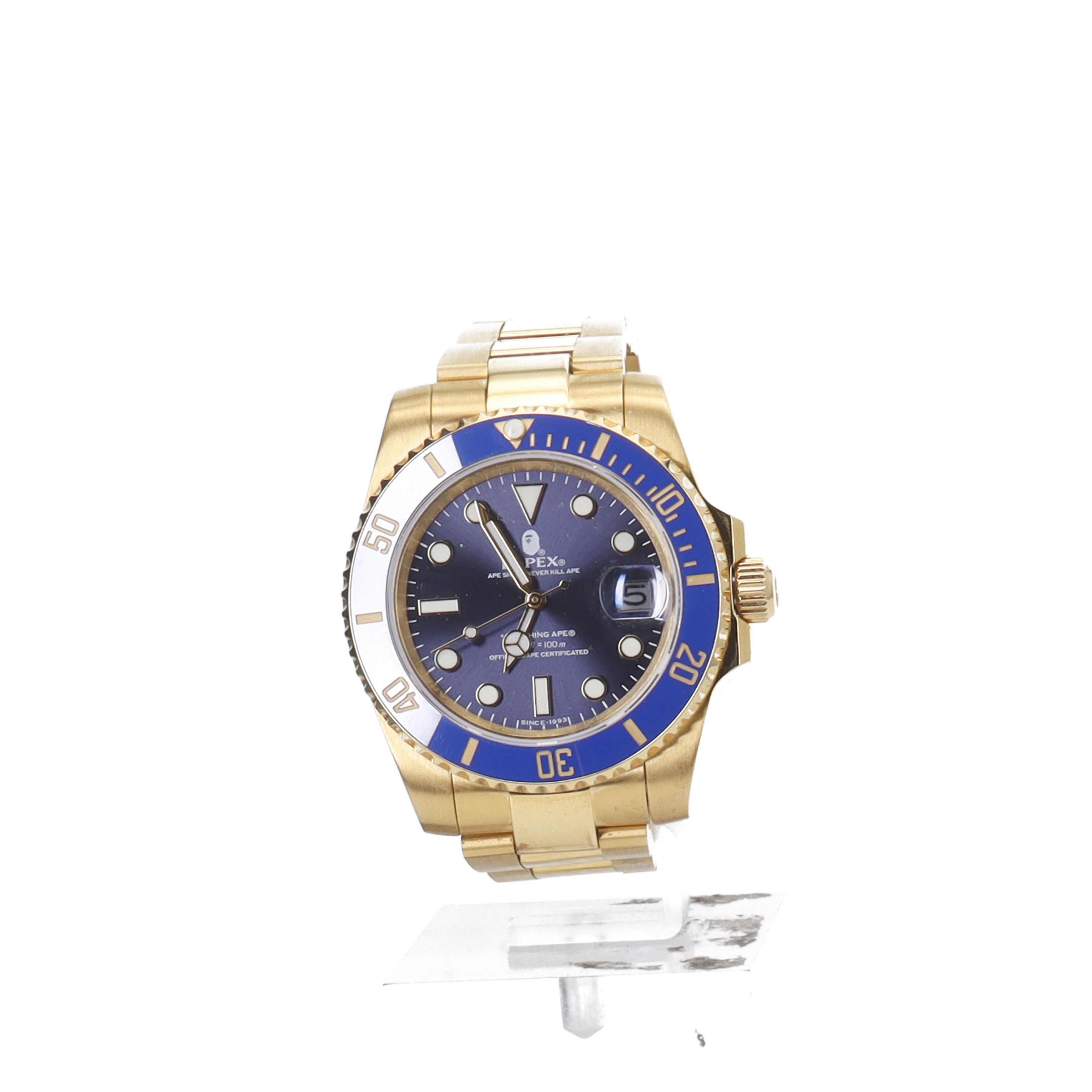 Bape A BATHING APE BAPEX Type 1 Gold Watch ONE SIZE Size ONE SIZE - 1 Thumbnail