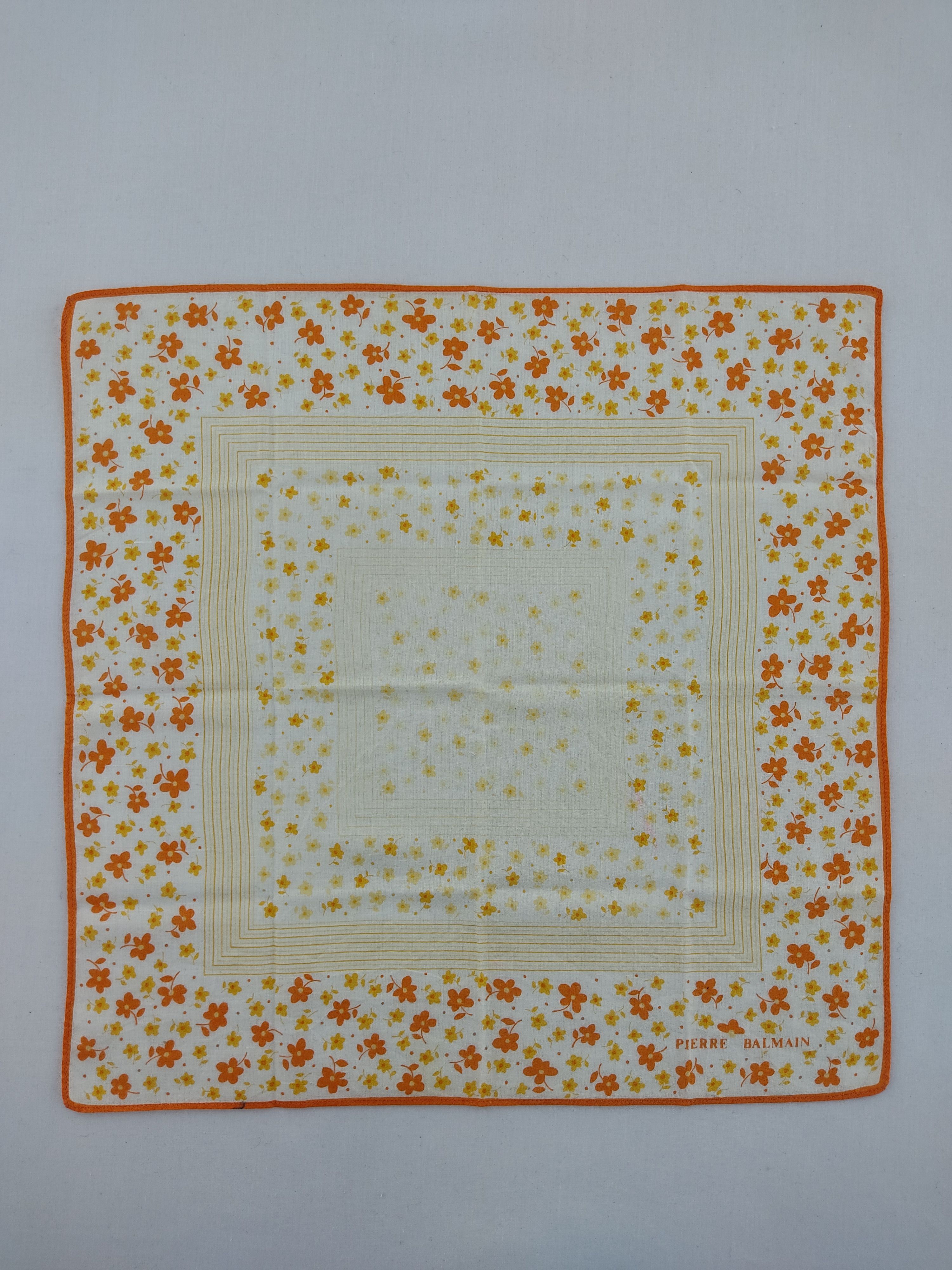 Pierre Balmain × Vintage Vintage Pierre Balmain Handkerchief / Neckwear / Bandana Size ONE SIZE - 3 Thumbnail