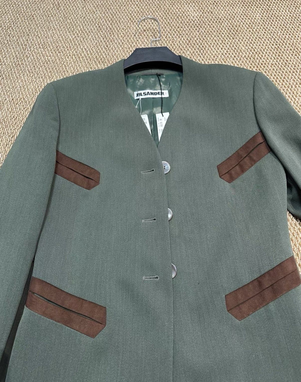 Jil Sander Jil Sander Collarless Jacket K23 Size XS / US 0-2 / IT 36-38 - 3 Thumbnail