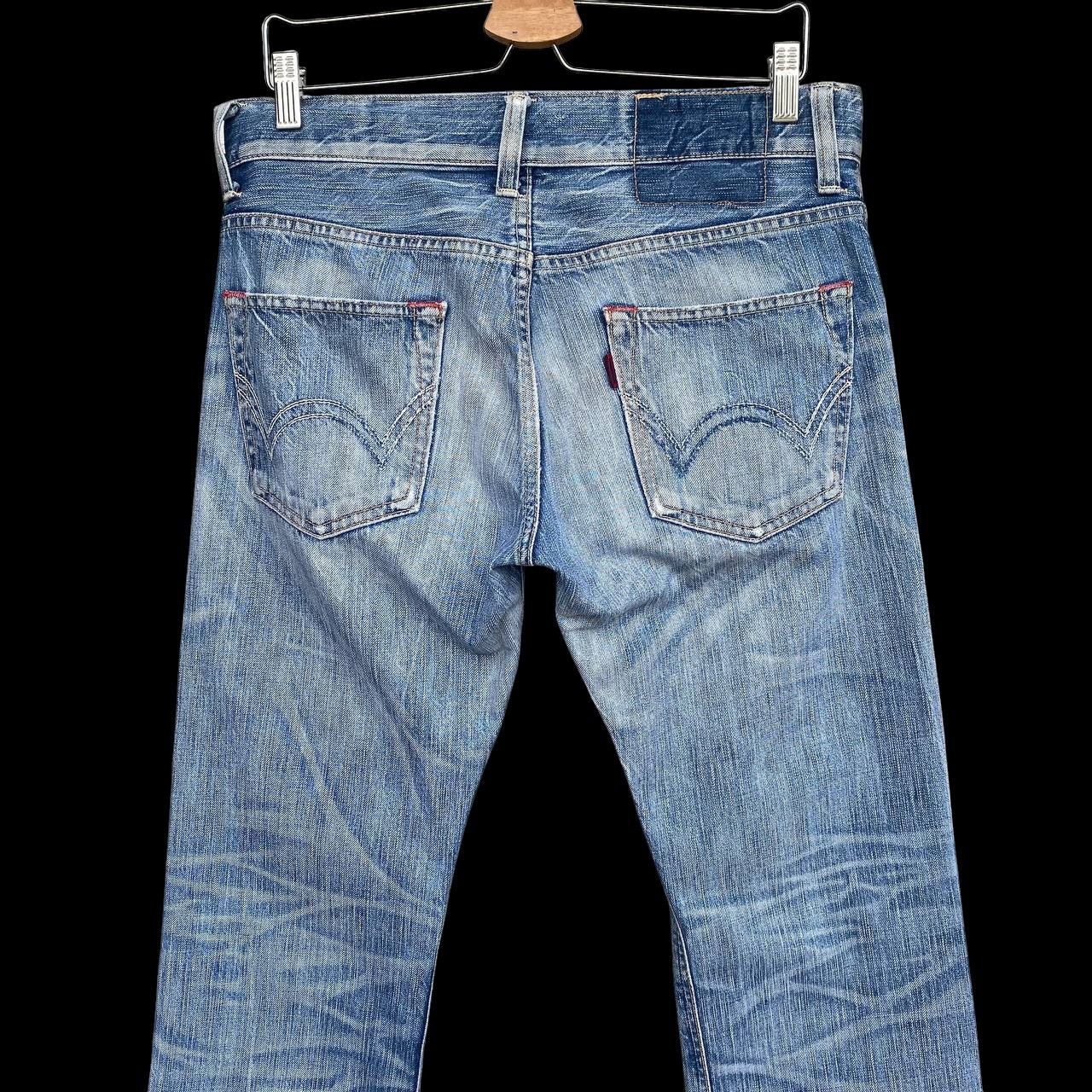 Edwin 🔥FLARED VINTAGE EDWIN STONEWASH CLAWMARK REDBUTTON BJ07-14 Size US 30 / EU 46 - 14 Thumbnail