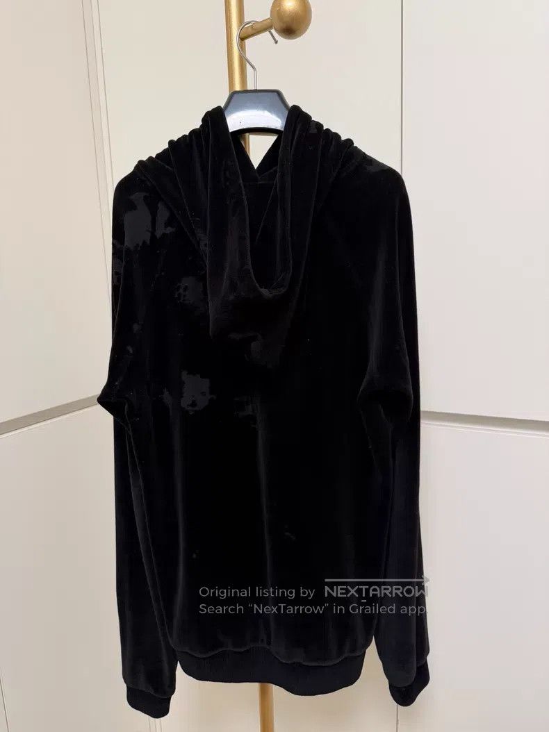 Saint Laurent Paris Saint Laurent Paris Black Velvet Hoodie XL Size i Size US XL / EU 56 / 4 - 5 Thumbnail