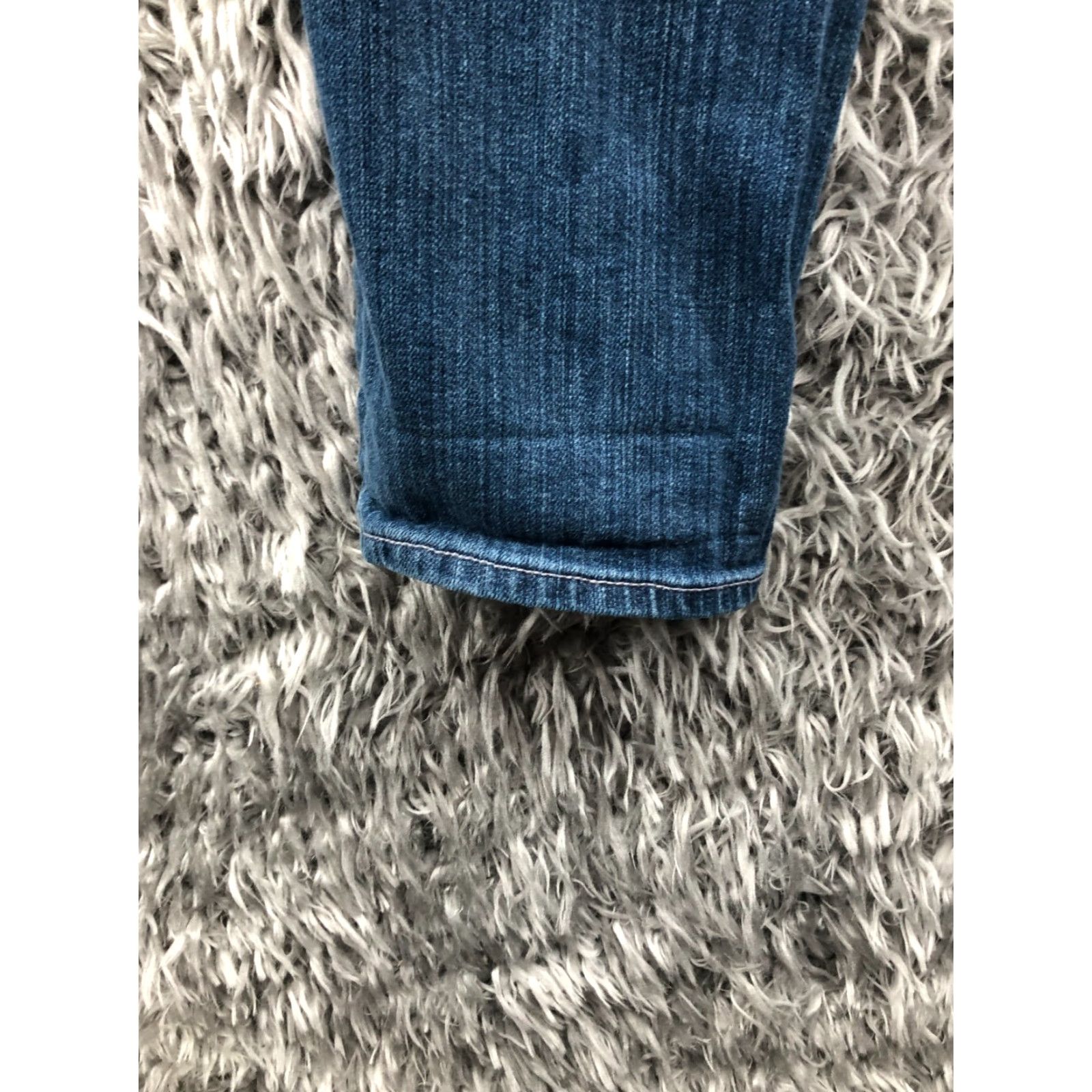 Gap Gap Jeans Skinny Roll Up Size 10 Womens Mid Rise Medium Wash Blue Denim Size 32" / US 10 / IT 46 - 7 Thumbnail