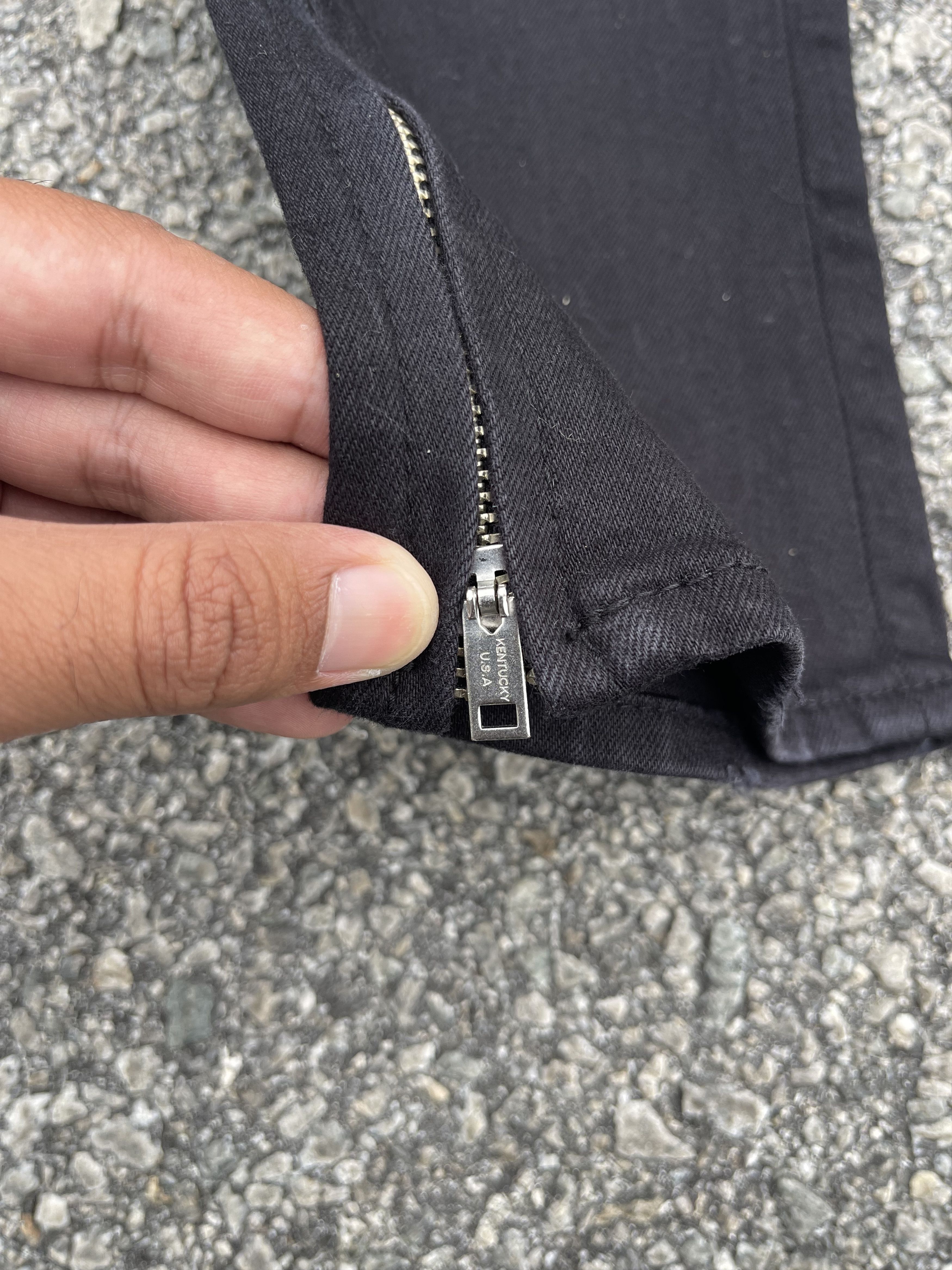 GOSTAR DE FUGA Gostar De Fuga Ripped Black Denim Skinny Outfits Size US 30 / EU 46 - 16 Thumbnail