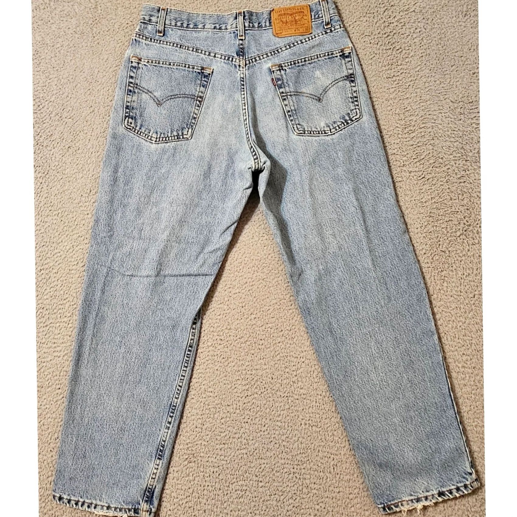 Levi's Vintage Levi's 550 Jeans Blue Denim Relaxed Fit 90s Made In USA 34x30 Size US 34 / EU 50 - 2 Thumbnail