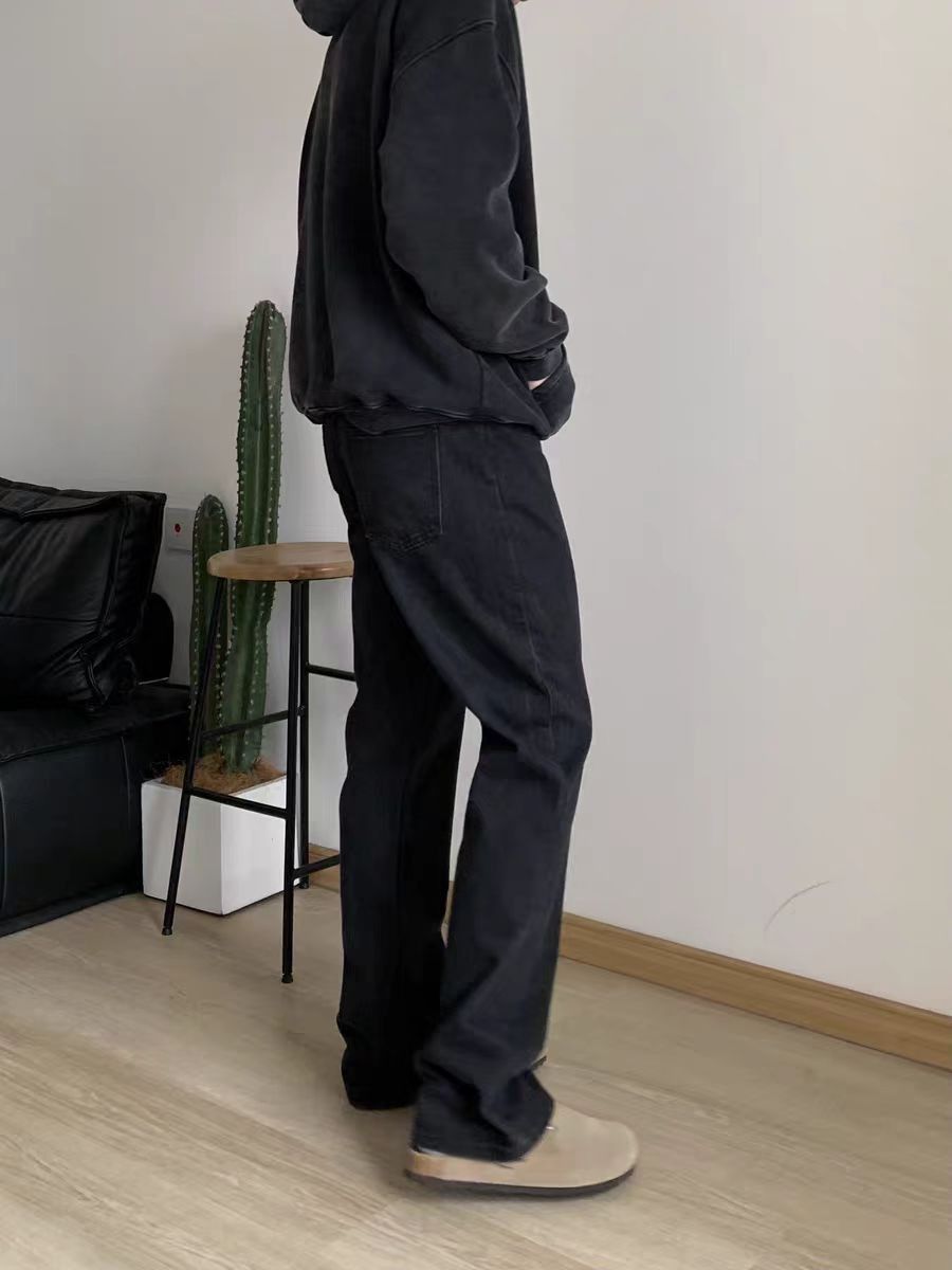 Japanese Brand × Vintage Vintage Washed and Aged Micro Flared Black Jeans Size US 34 / EU 50 - 2 Thumbnail