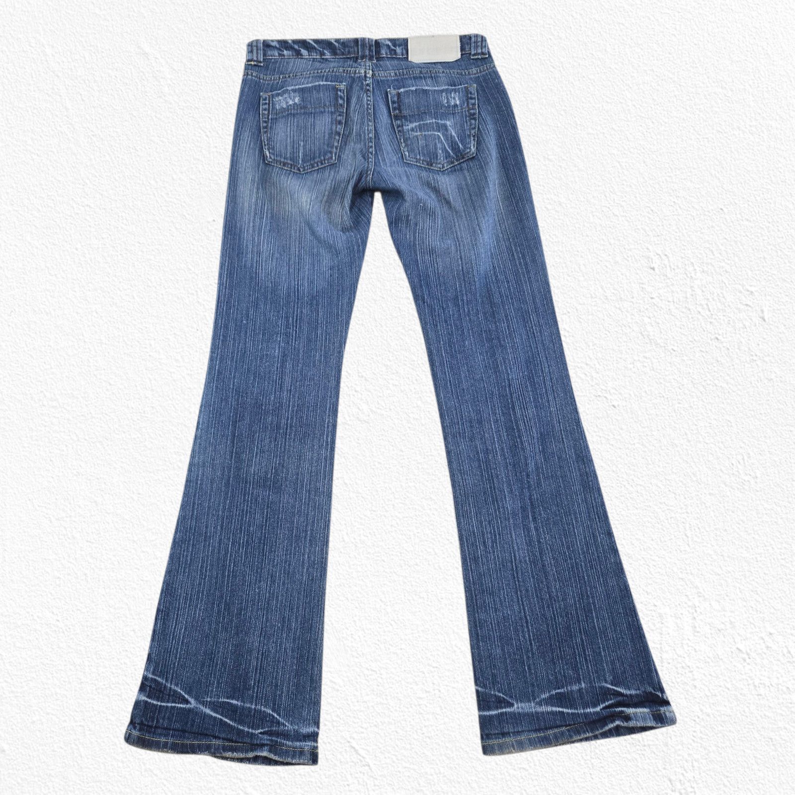 Vintage Y2K Low Rise Medium Wash Bootcut Jeans Size 5 Size 27" / US 4 / IT 40 - 16 Thumbnail