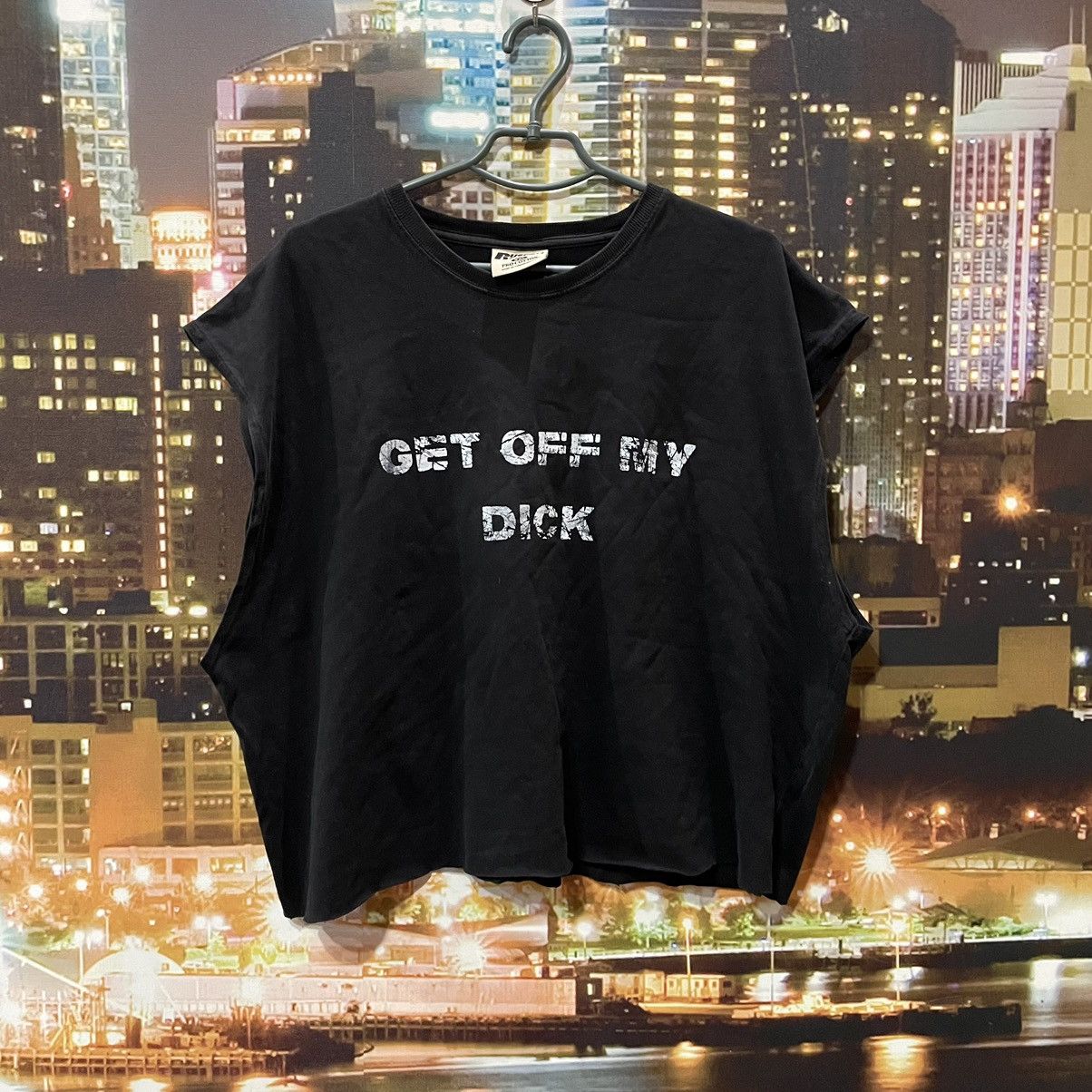 Band Tees OPIUM TANK TOP HUMOR GET OFF MY DICK PENIS FADE PORNO STAR Size US XXL / EU 58 / 5 - 1 Thumbnail