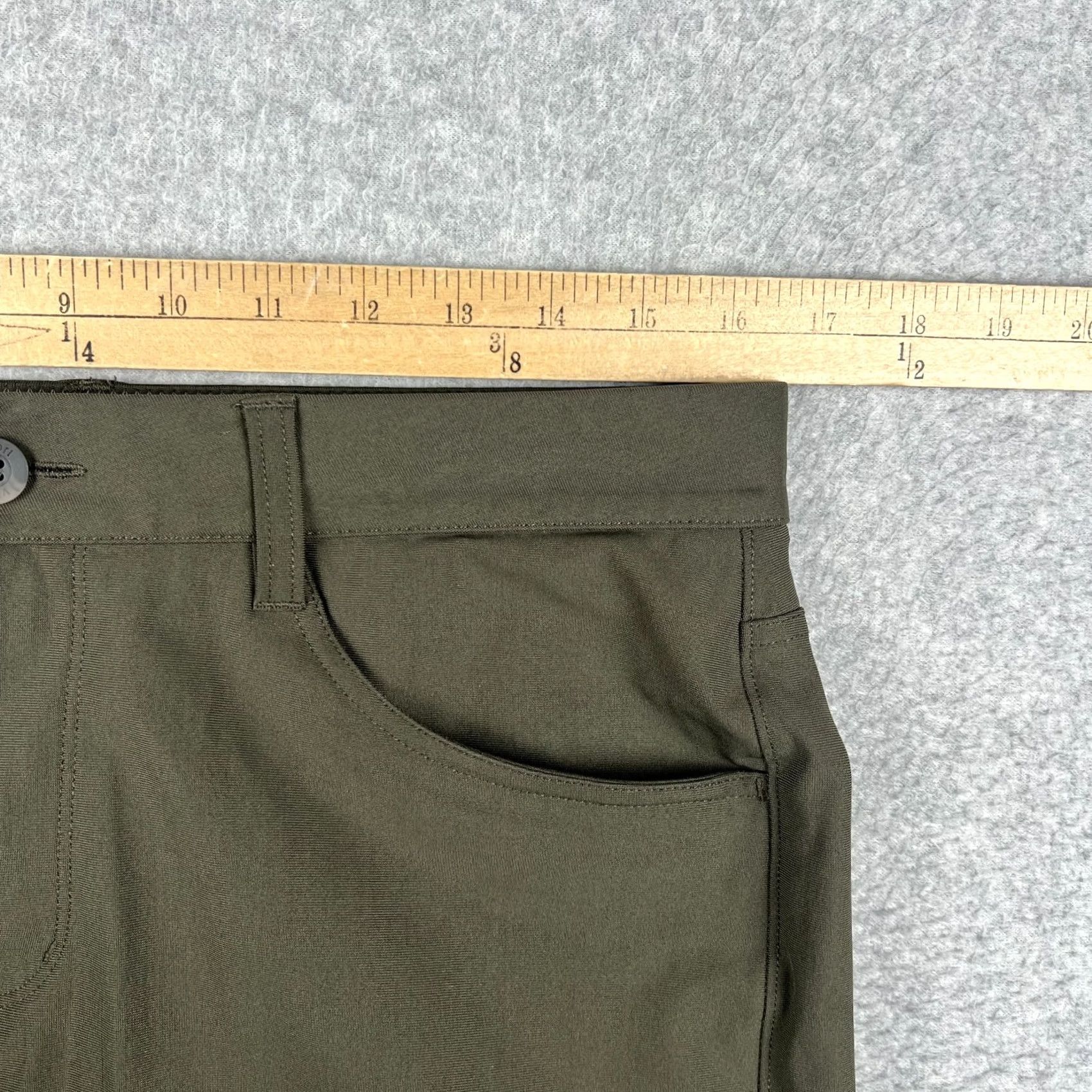 Vuori Vuori Meta Pants Mens 32x30 Green Slim Stretch Performance Tech Commuter Chino Size US 32 / EU 48 - 5 Thumbnail