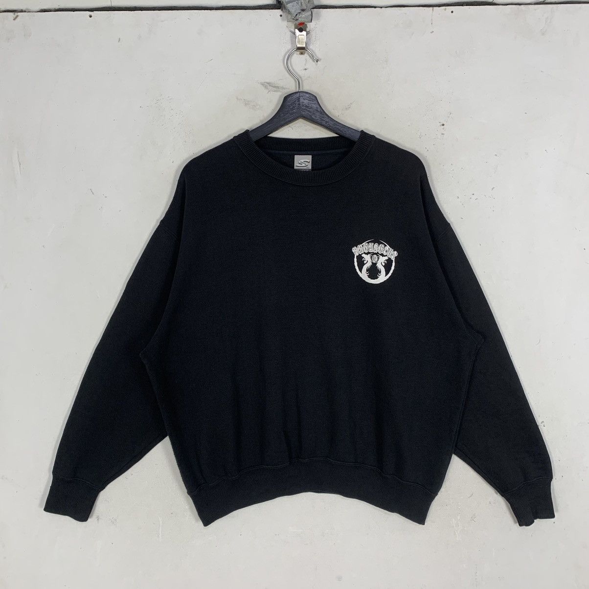 Vintage Vintage Staffa Double Dragon Back JapaneseBrand Sweatshirt Size US L / EU 52-54 / 3 - 3 Thumbnail