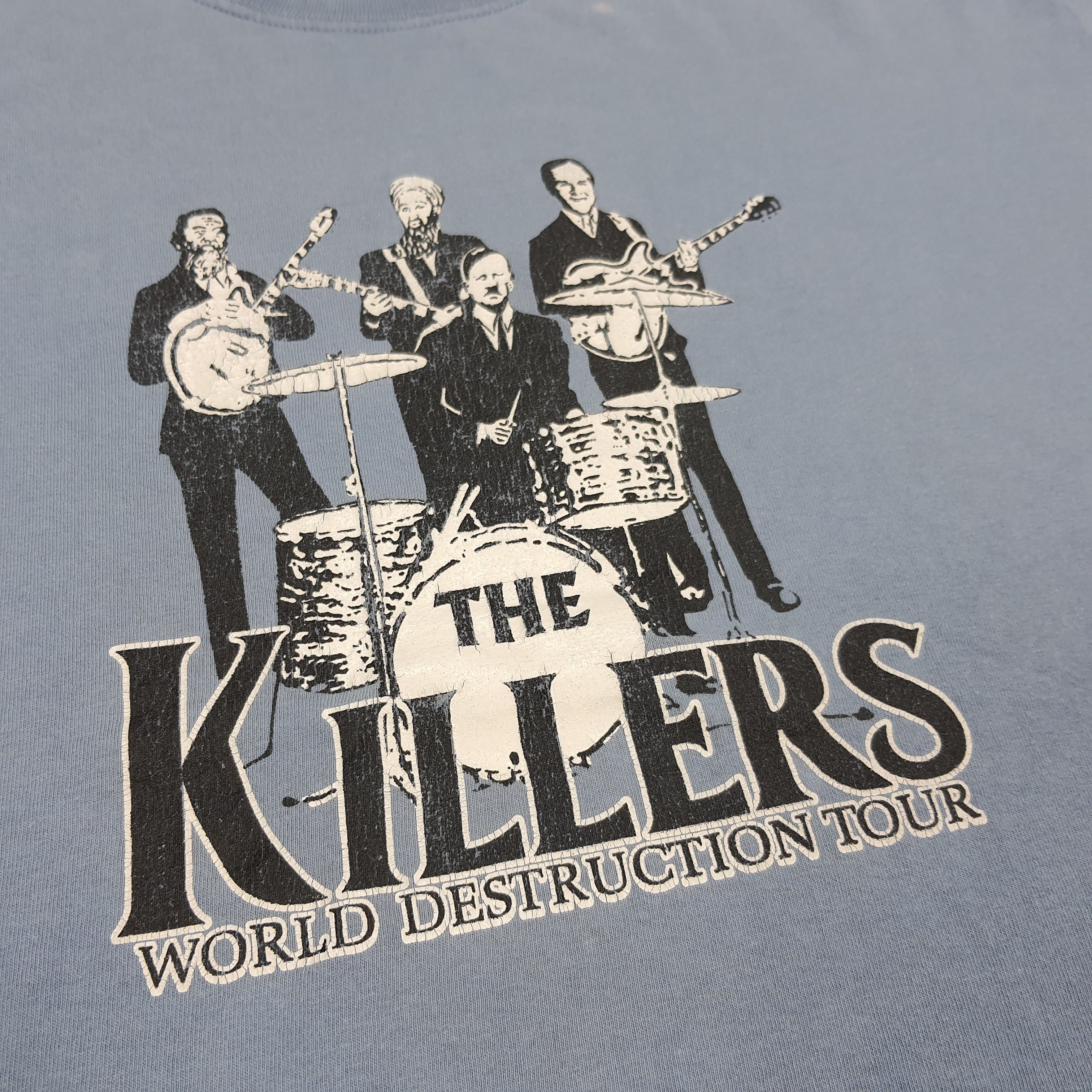 Band Tees × Vintage Vintage The Killers Band World Tour Destruction Band Tees Size US L / EU 52-54 / 3 - 2 Thumbnail