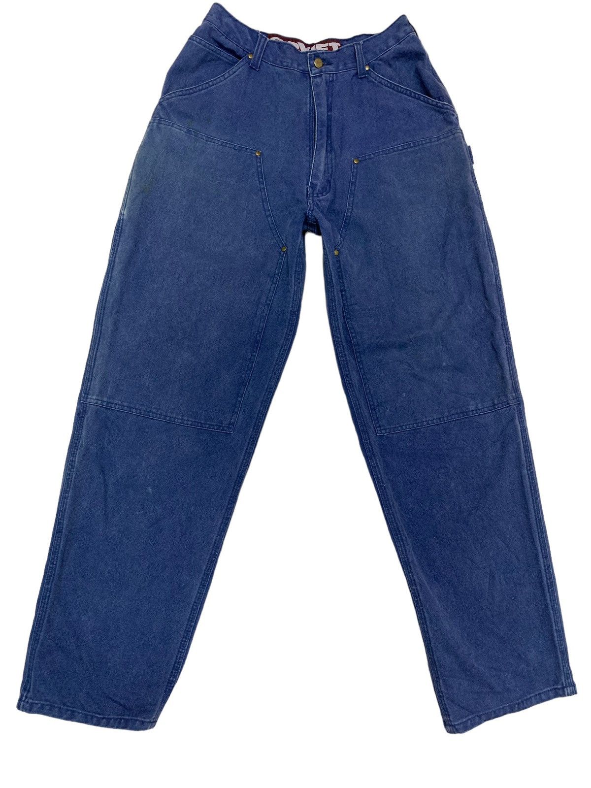 Vintage SOVIET CARPENTER DOUBLE KNEE PANT Size US 29 - 1 Thumbnail