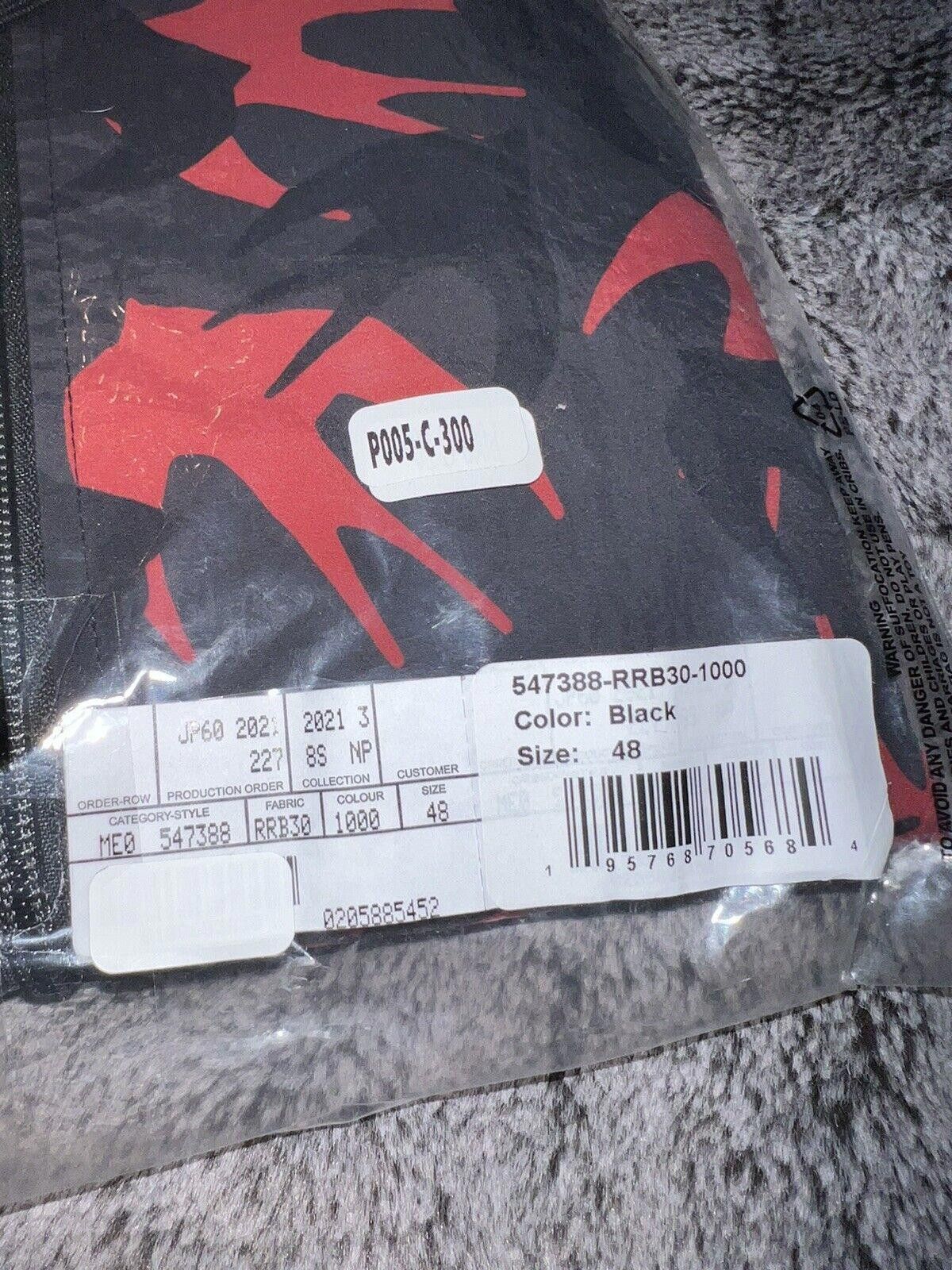 Alexander McQueen Alexander McQueen Red & Black Swallow Parka Jacket Hoodie Size US L / EU 52-54 / 3 - 6 Thumbnail