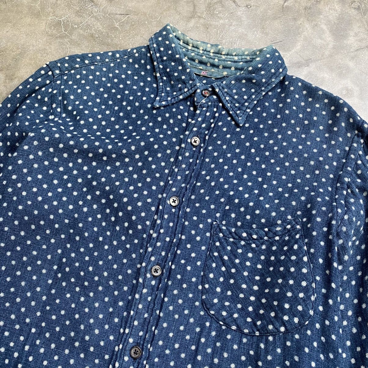 45rpm Vintage 90s 45rpm Polkadot Button Up Shirts Size US M / EU 48-50 / 2 - 3 Thumbnail