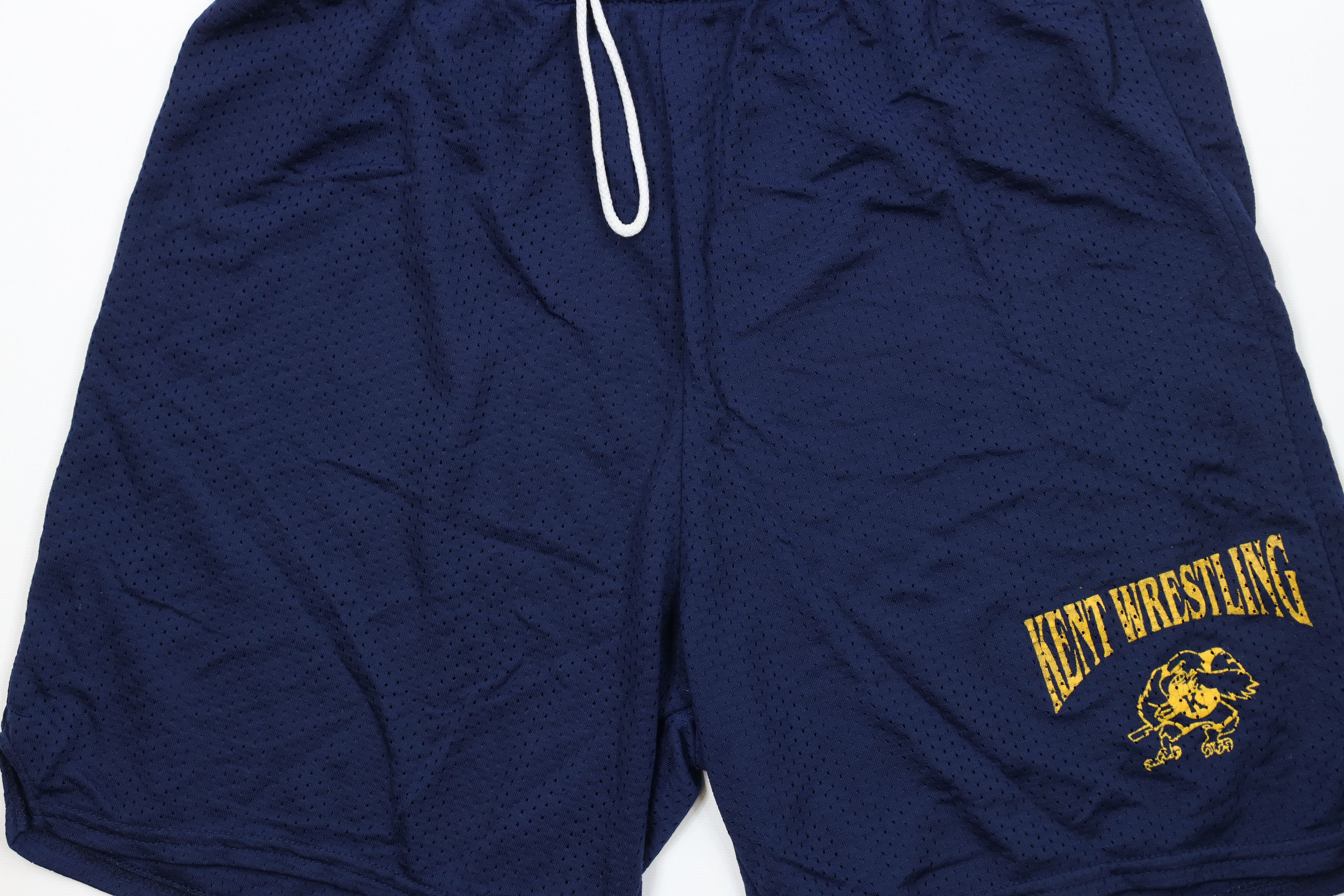 Russell Athletic × Vintage Vintage 90s Russell Athletic University Wrestling Shorts Size US 34 / EU 50 - 3 Thumbnail