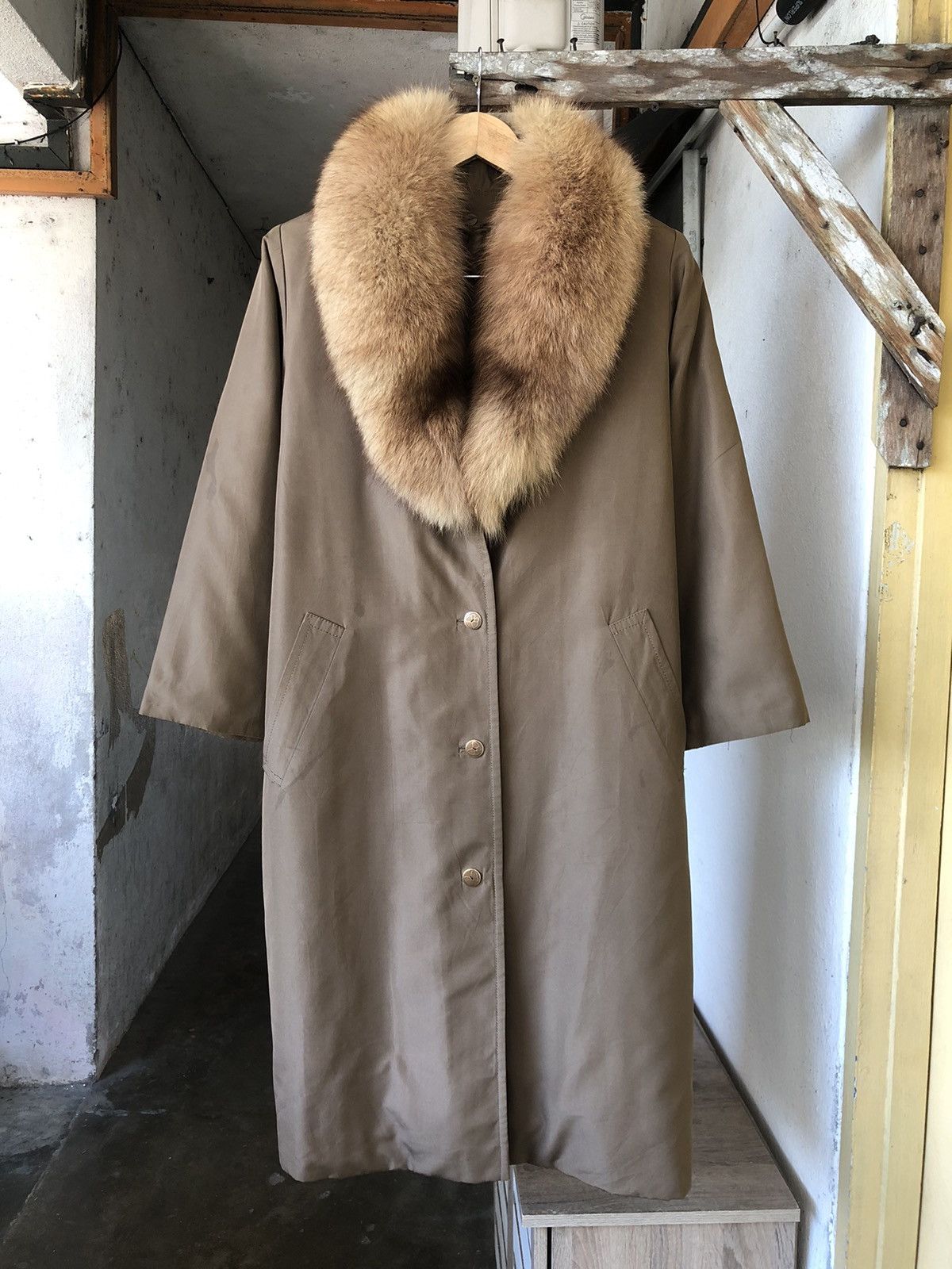 Japan Made🔥 Hanae Mori Fourrure Fur Long Coat
