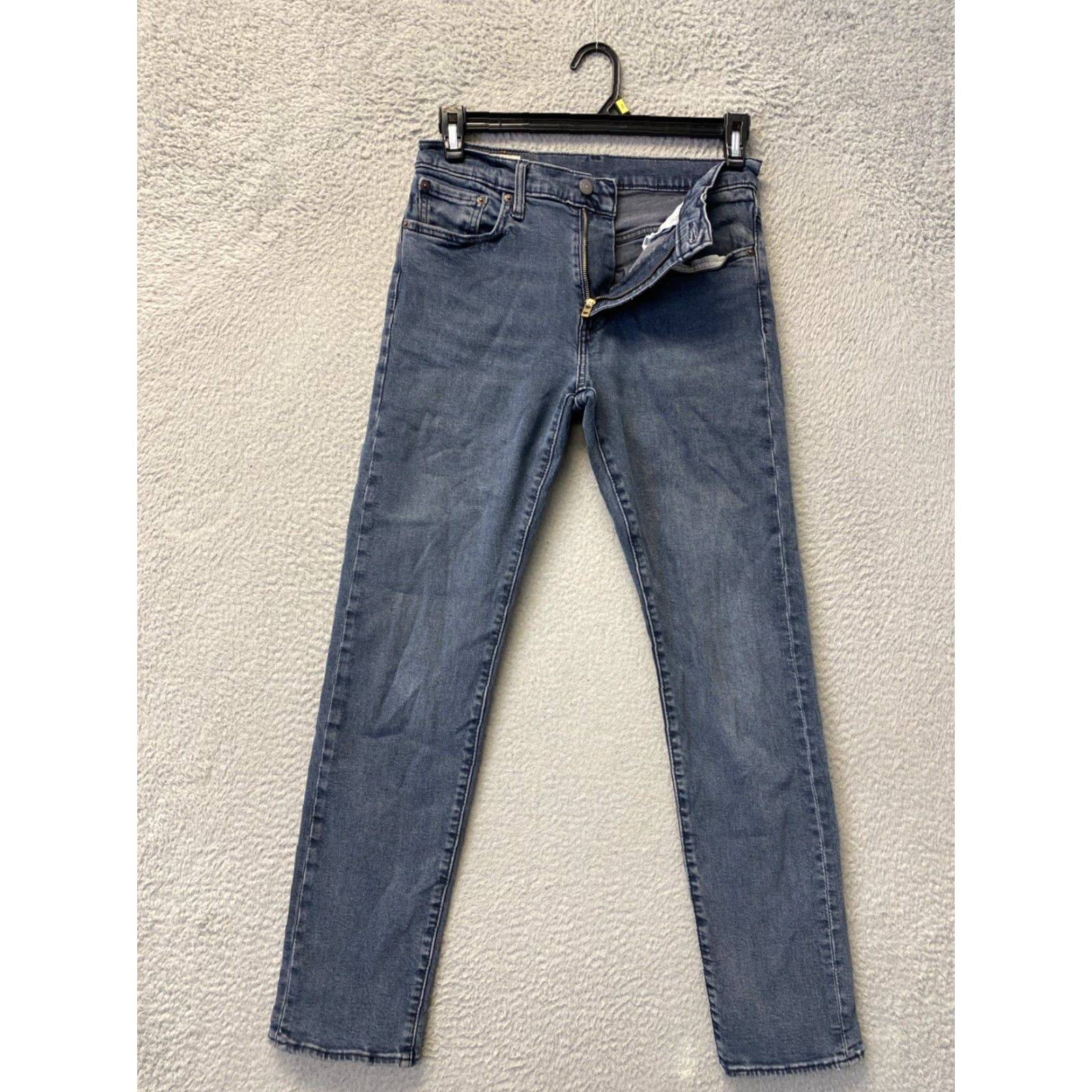 Levi's LEVIS 502 Premium Big E Stretch Jeans Blue Denim Men's 30x32 / 129-20 Size US 30 / EU 46 - 2 Thumbnail