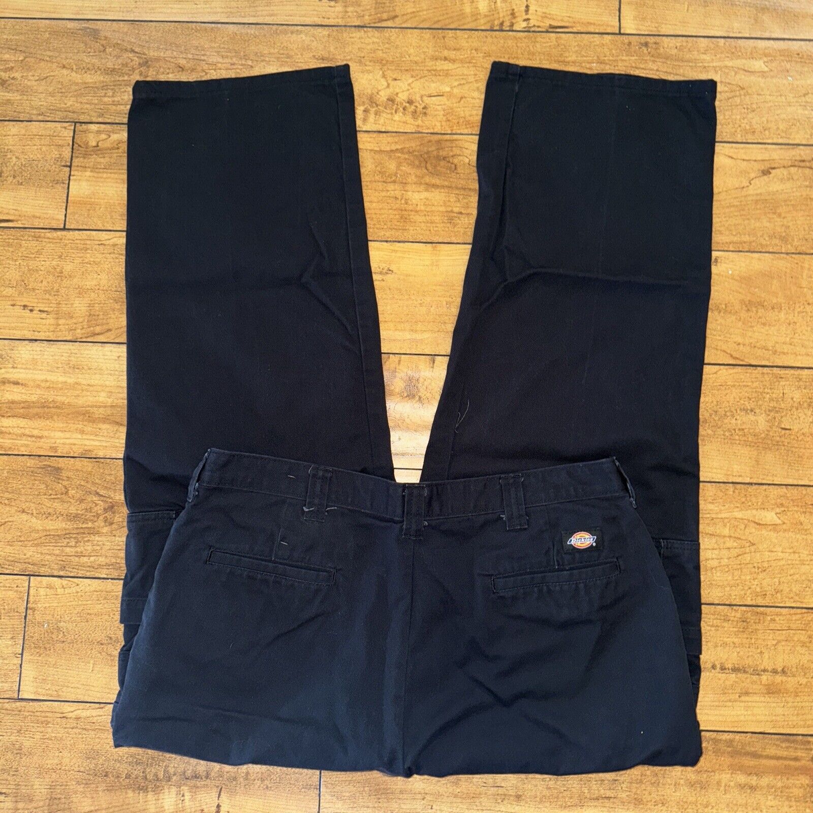 Dickies × Japanese Brand × Vintage Dickies Chino Cargo Pants Black 34x32 Workwear Measured Size US 34 / EU 50 - 8 Thumbnail