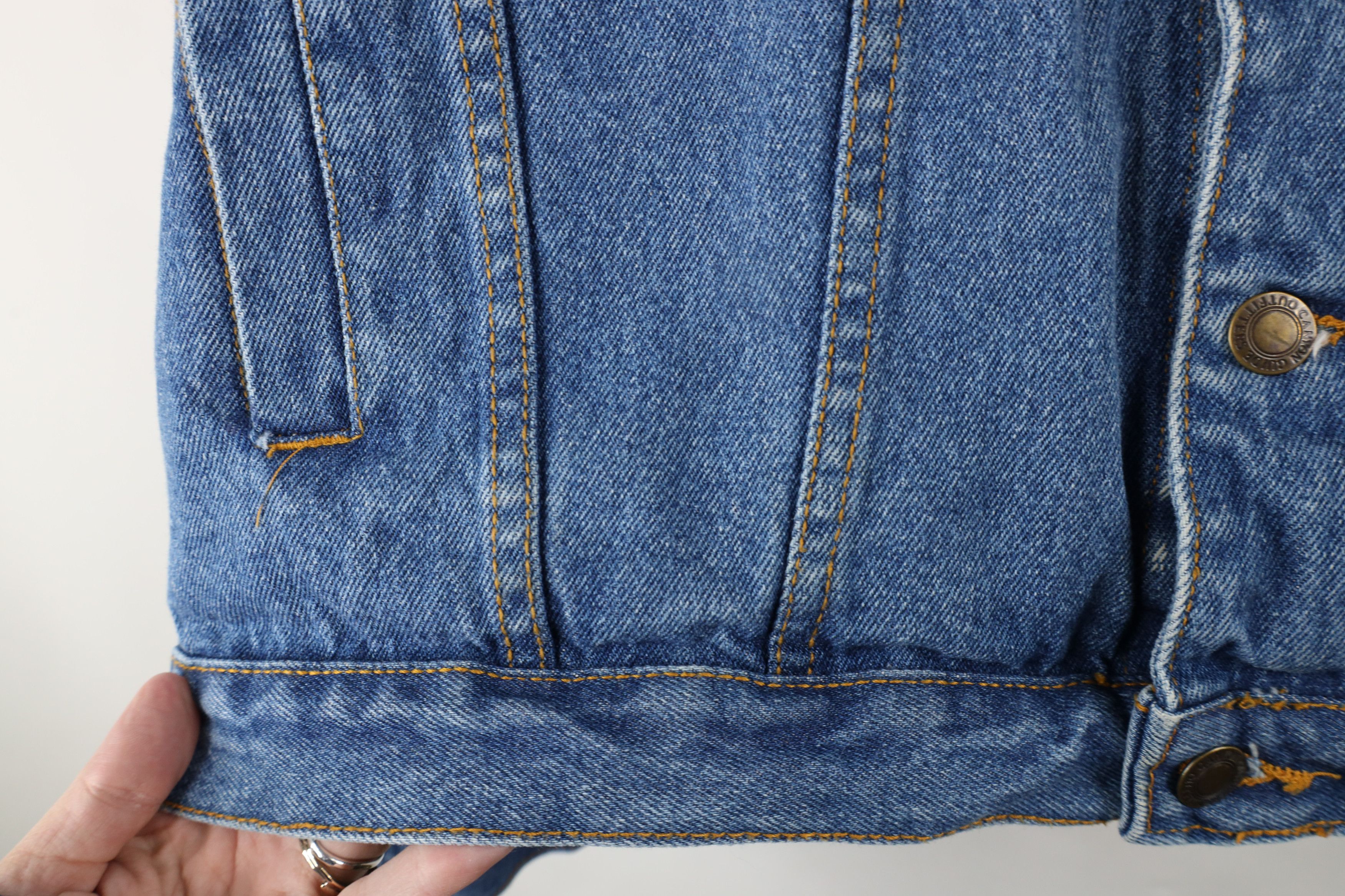 Vintage Vintage 90s Streetwear Denim Jean Trucker Jacket Blue Cotton Size US XL / EU 56 / 4 - 4 Thumbnail