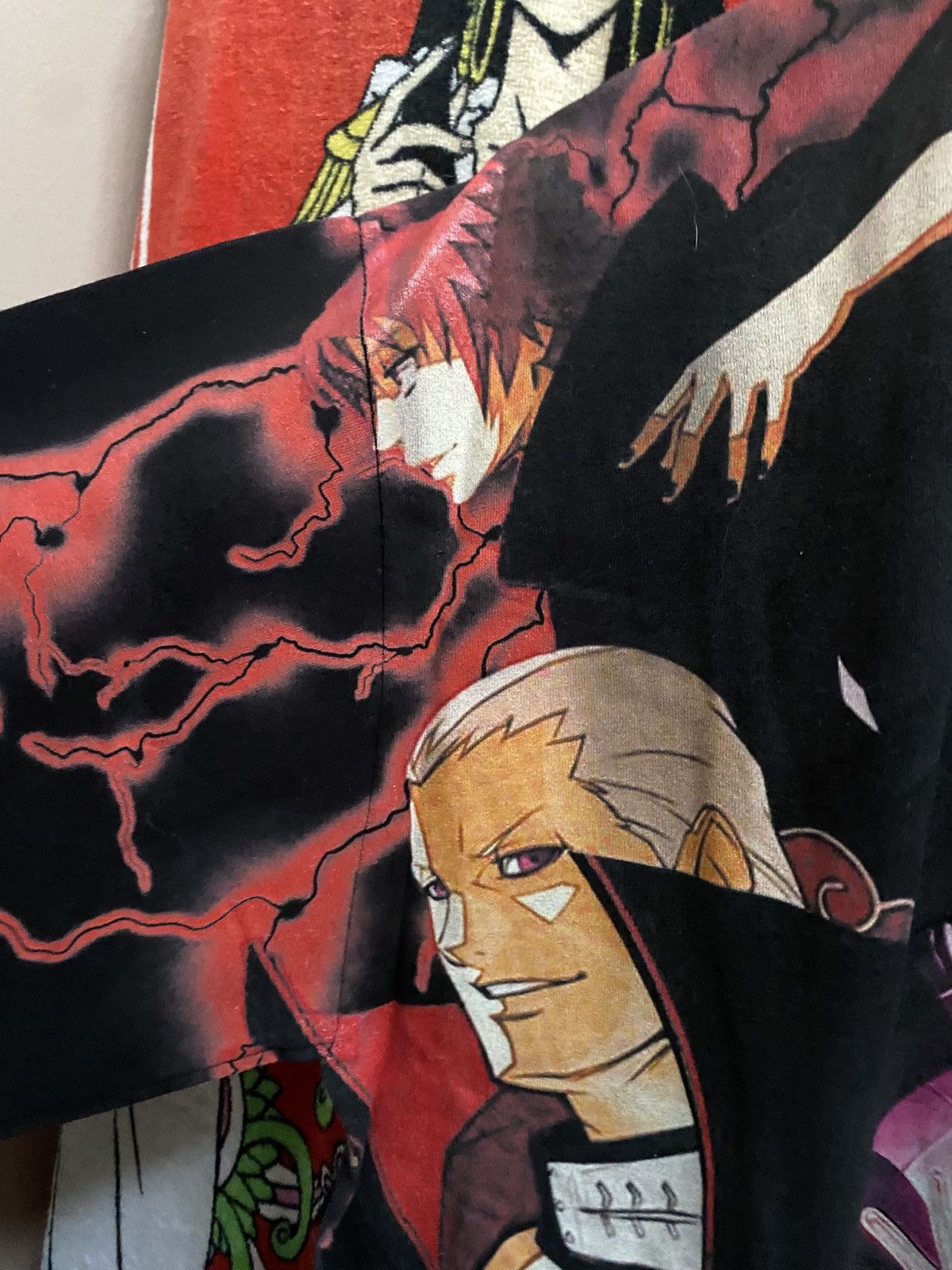 Anime VINTAGE ANIME NARUTO SHIPPUDEN AKATSUKI OVERPRINT Size US XL / EU 56 / 4 - 4 Thumbnail
