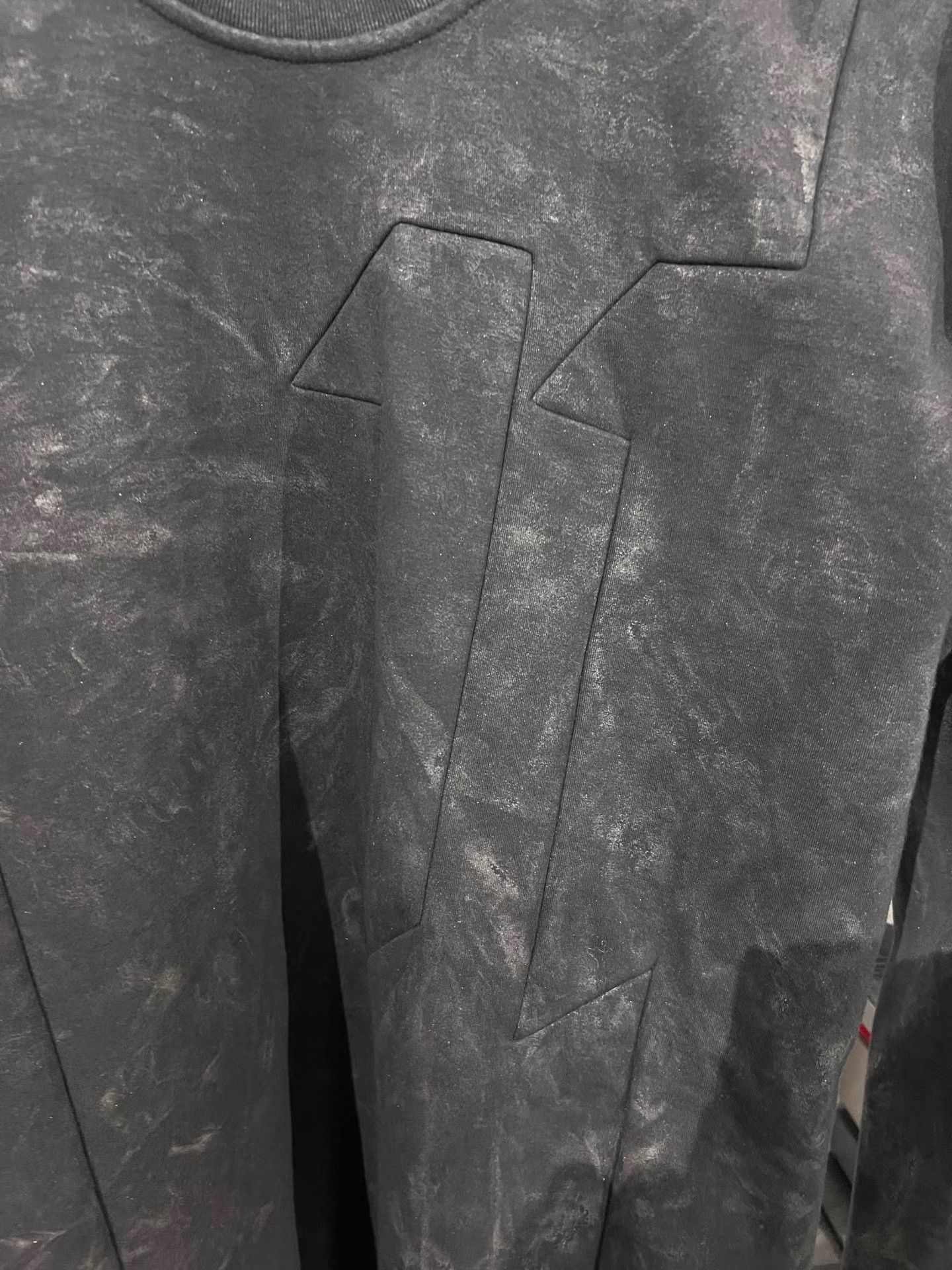 11 By Boris Bidjan Saberi 11by BBS CR1 Distressed Embroidered Pullover K35 Size US S / EU 44-46 / 1 - 3 Thumbnail