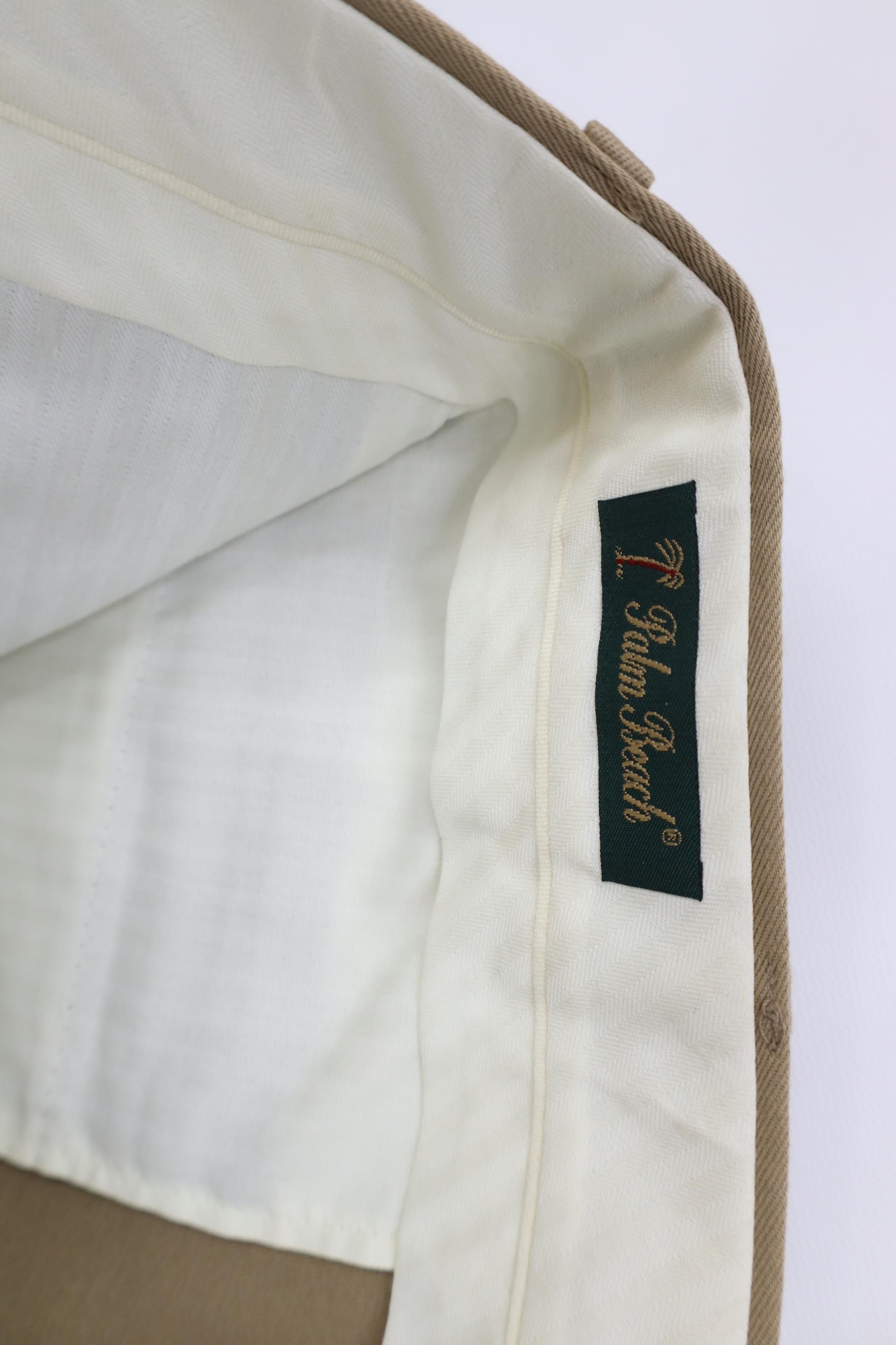 Vintage Vintage 90s Streetwear Wide Leg Chino Pants Trousers Beige Size US 36 / EU 52 - 8 Thumbnail