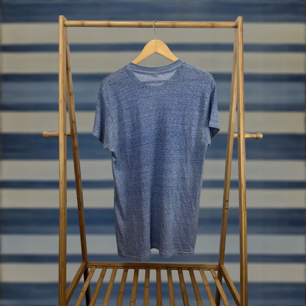 Hanes VTG 70s Hanes Worn Blue T-Shirt XL Men Shirt Burnout Gradient Faded Paper Thin 70s Grunge Size US XL / EU 56 / 4 - 1 Thumbnail