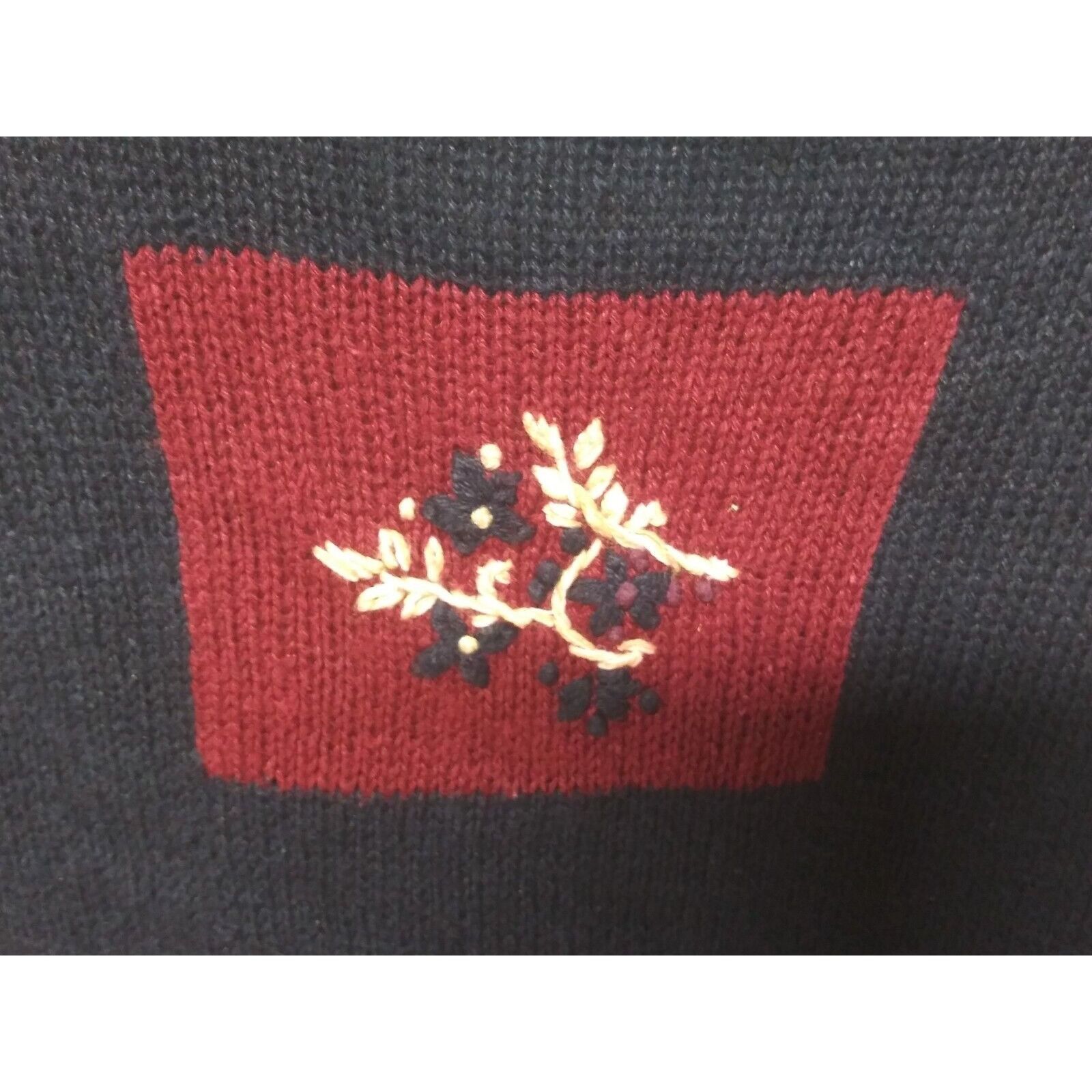 Other VTG Paul Harris Sweater Sz L Grandma Granny embroidered Farm Size L / US 10 / IT 46 - 8 Thumbnail
