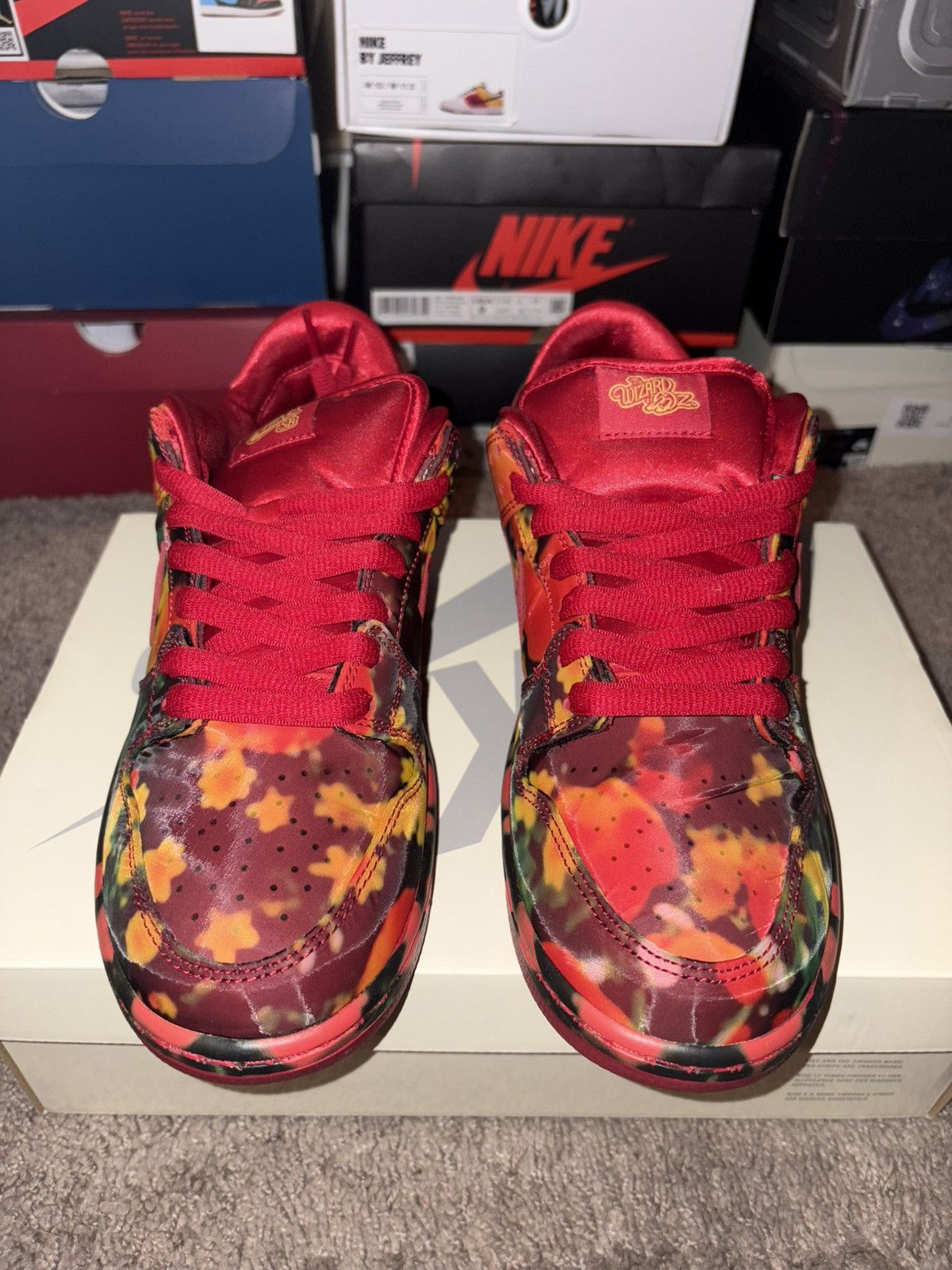 Nike Nike SB Dunk Low "Poppy Field" (2024) Size US 9 / EU 42 - 3 Thumbnail