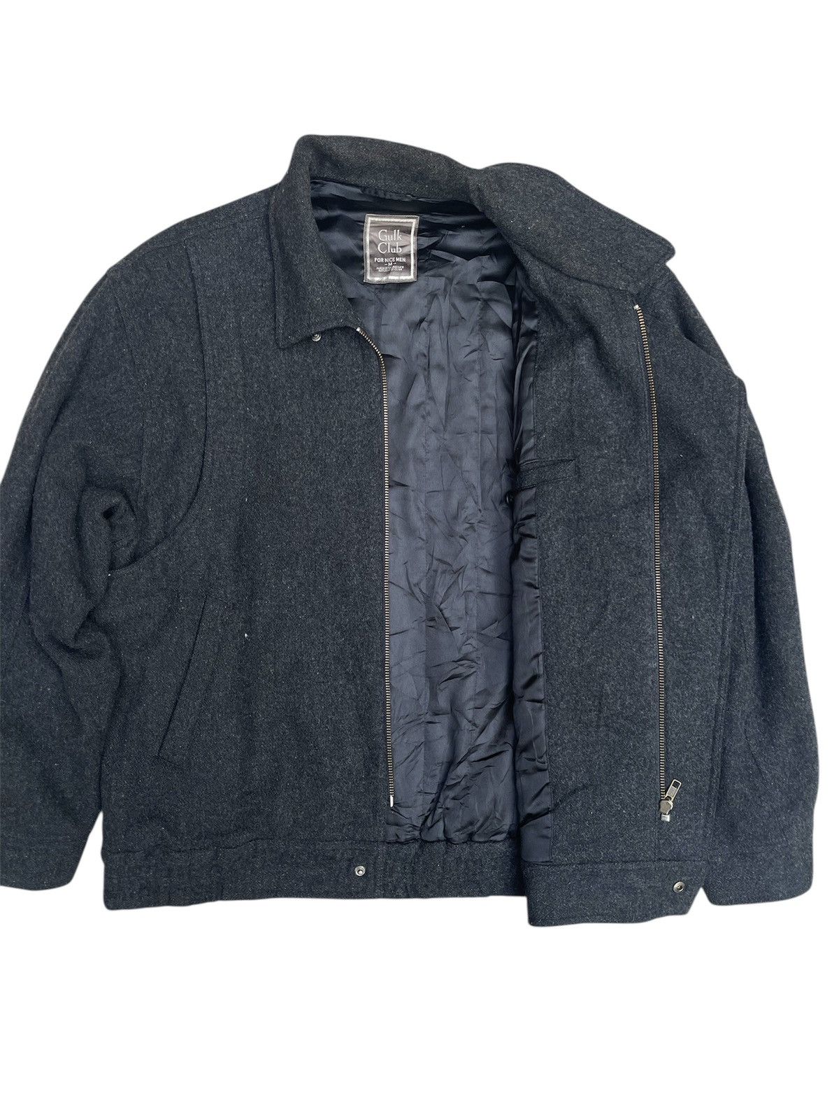Issey Miyake Gulk Club Wool Zip Jacket Miyake-Inspired Form Snap Hem Size US M / EU 48-50 / 2 - 4 Thumbnail