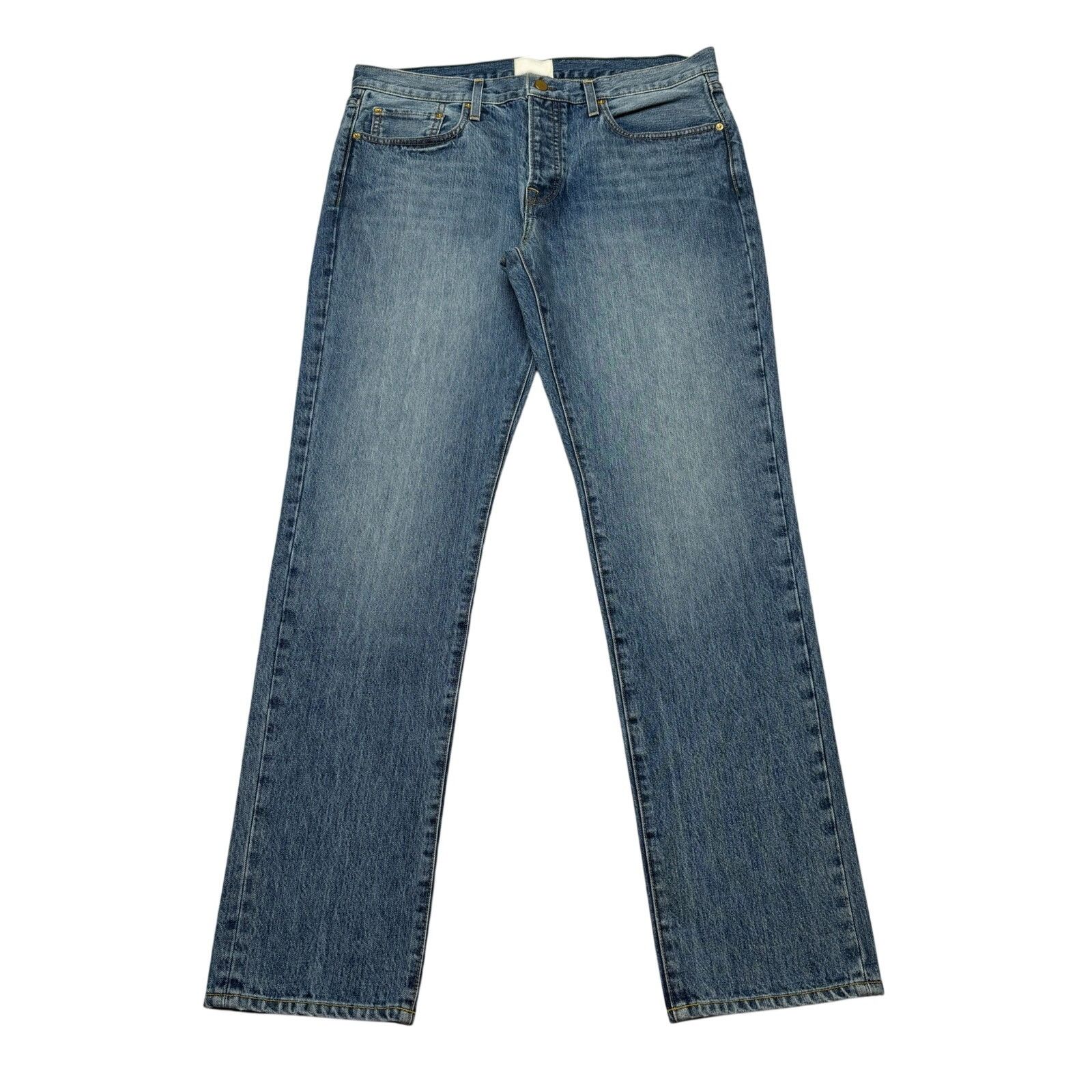 $175 Sid Mashburn Slim Straight Jeans 33x32 Made in USA