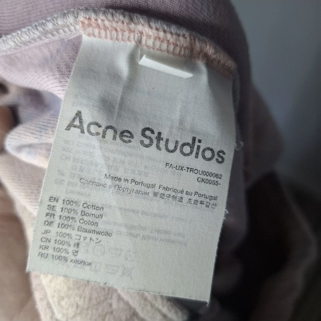 Acne Studios ACNE STUDIOS Garment Dyed Cotton Fleece Lounge Pants Size 30" / US 8 / IT 44 - 9 Thumbnail