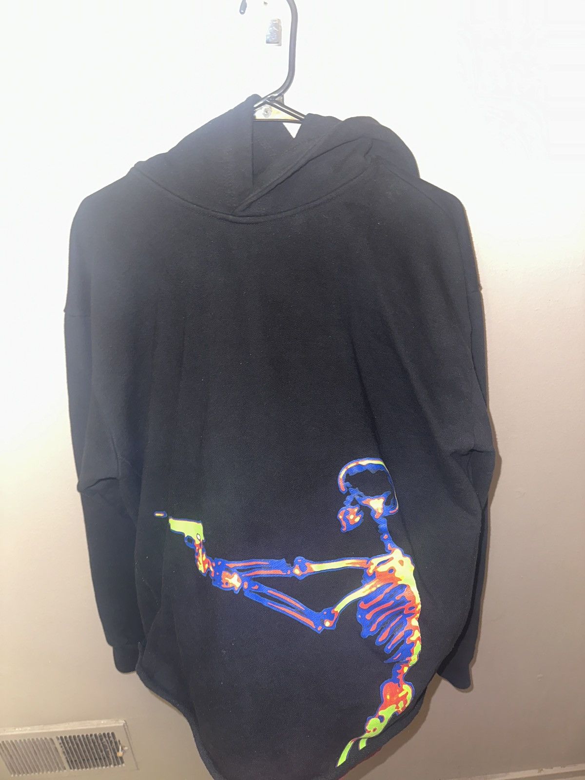 Vlone x ray skeleton hoodie