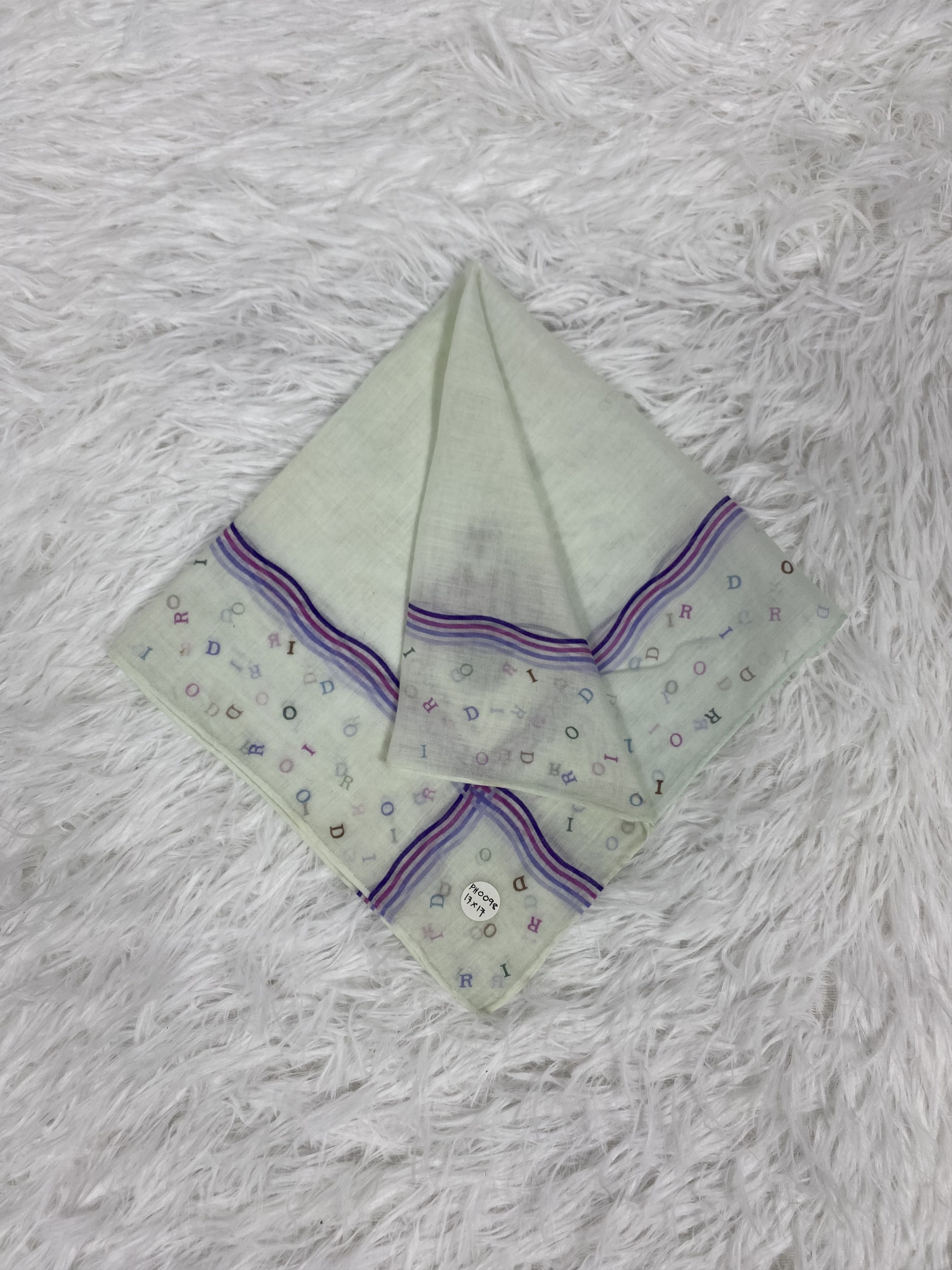 Vintage Vintage Christian Dior Handkerchief PH0098 Size ONE SIZE - 1 Thumbnail