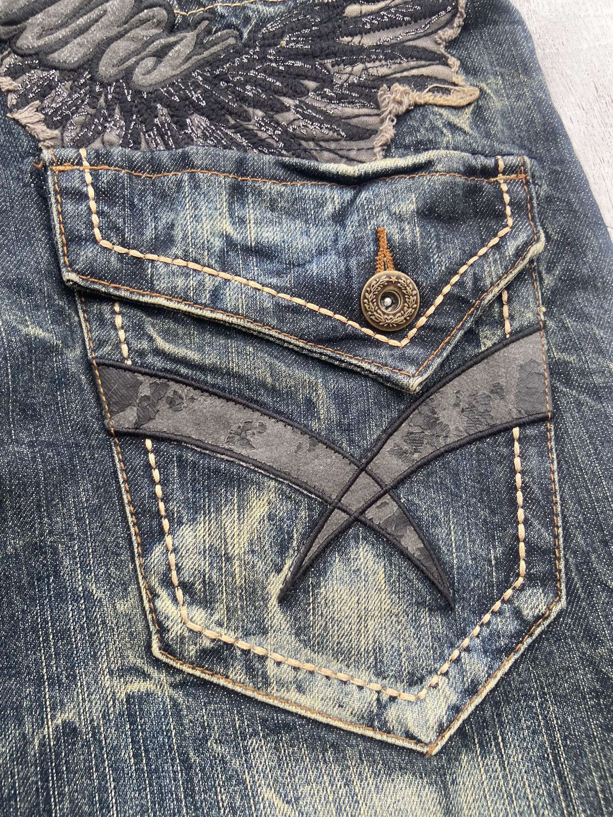 Vintage Oririn Rare jeans Size US 35 - 5 Thumbnail