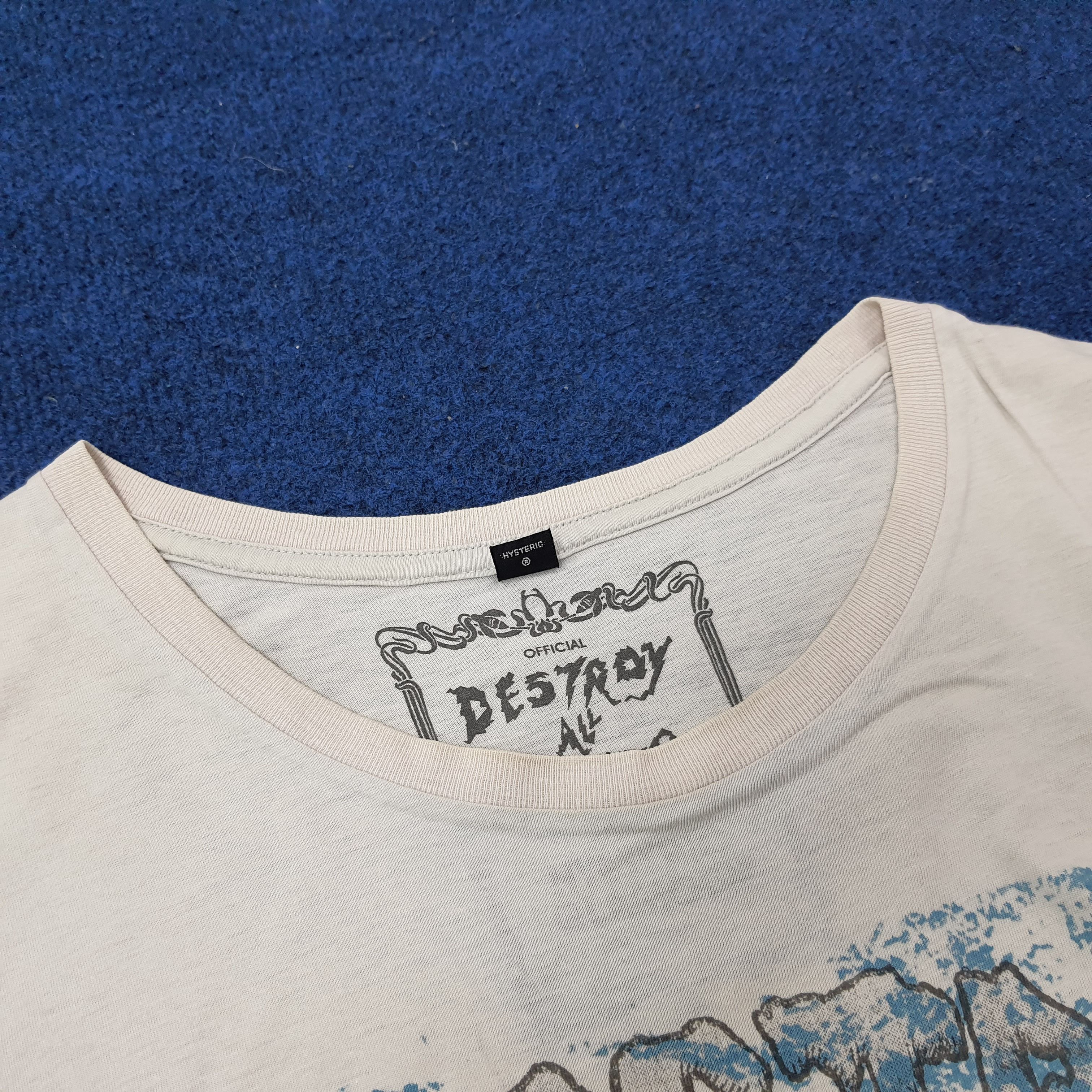 Hysteric Glamour Vintage Hysteric Glamour Destroy All Monsters Tshirt C267N73 Size US S / EU 44-46 / 1 - 5 Thumbnail