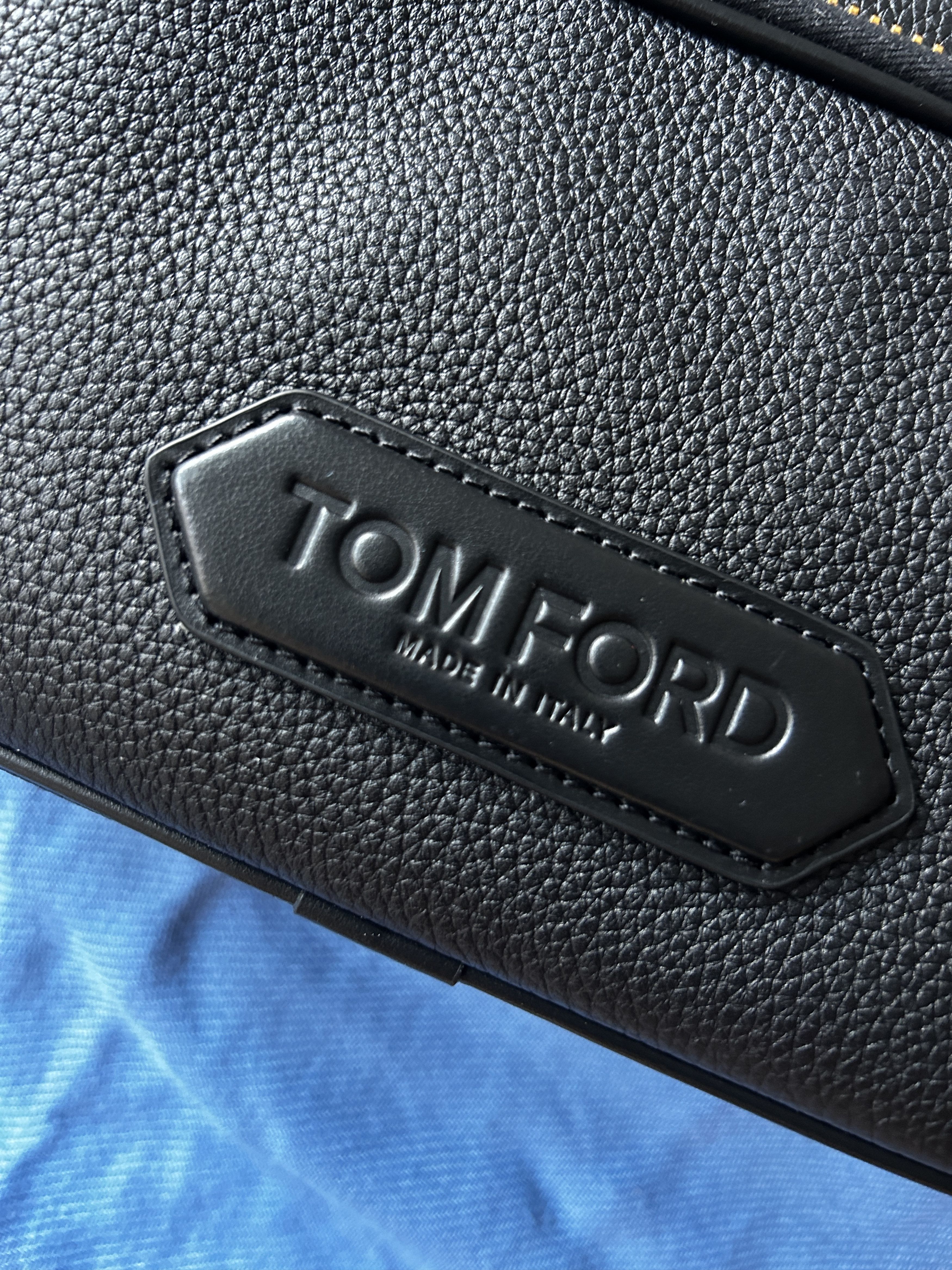 Tom Ford Tom Ford Full-grained Messenger Bag Size 26 - 3 Thumbnail