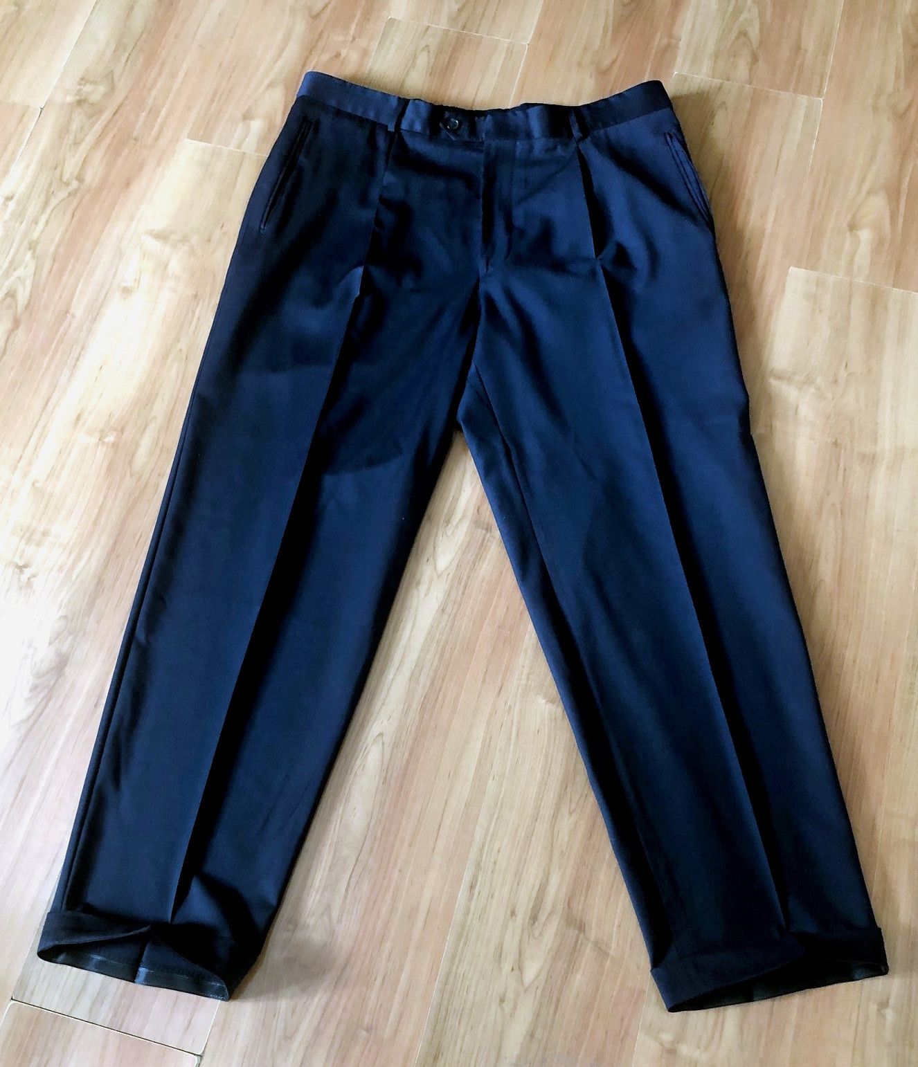 image of Men's Formal Pants Grana Hugo Boss W38/l34 in Navy Blue