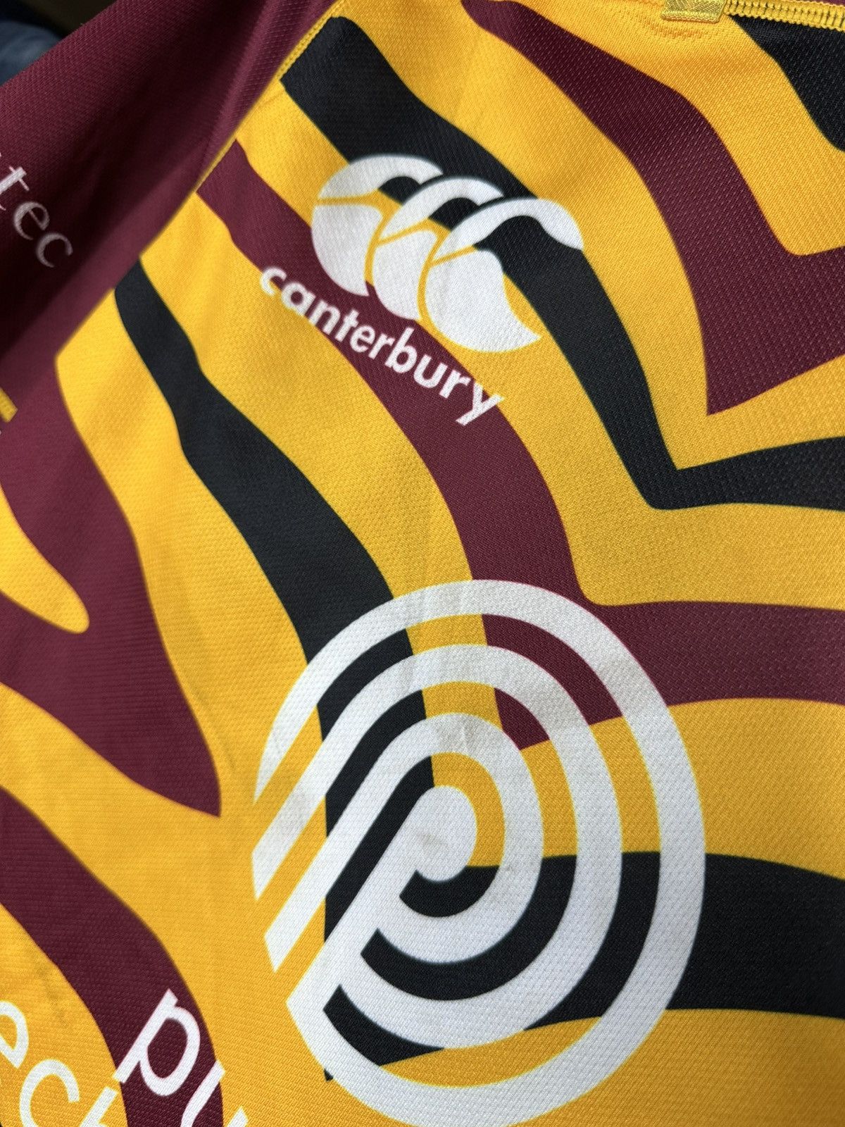 Canterbury of New Zealand Canterbury Sheffield Tigers RUFC Rugby Jersey Shirt Men's M Size US M / EU 48-50 / 2 - 3 Thumbnail