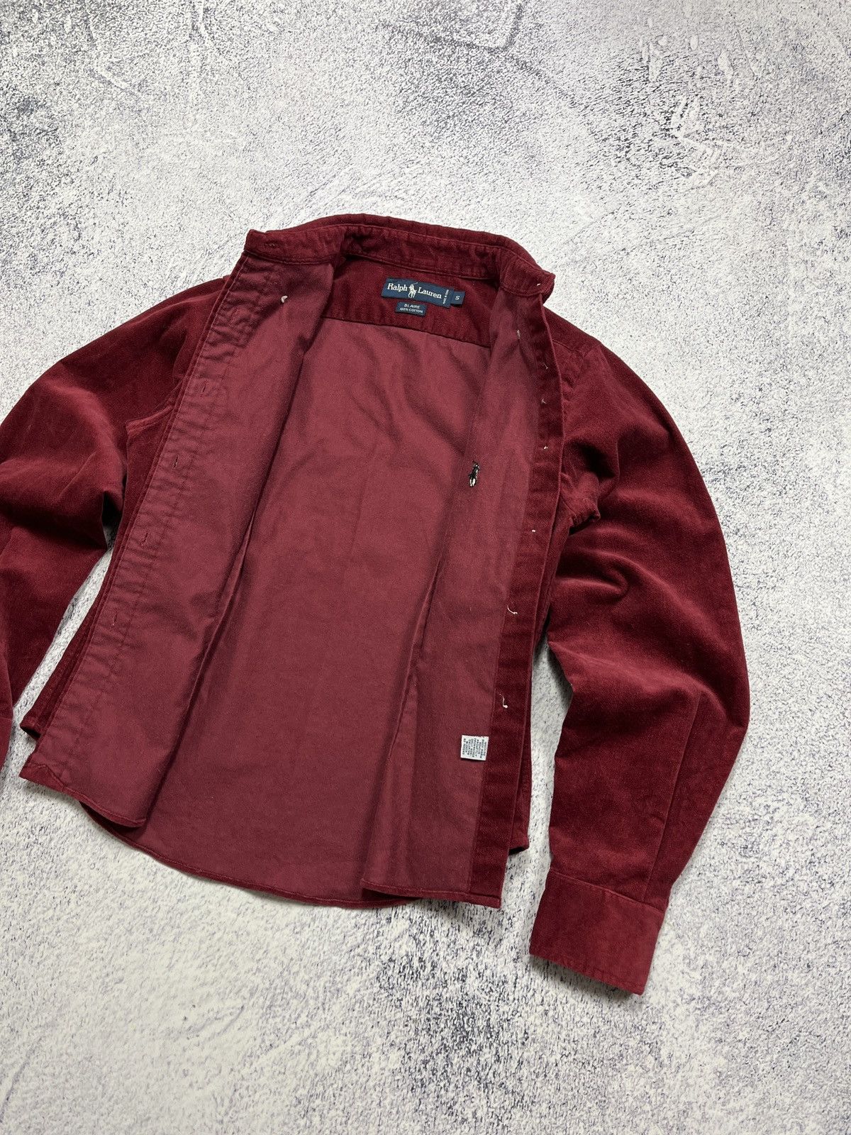 Polo Ralph Lauren × Vintage 🔥 Vintage Polo Ralph Lauren Velour Cropped Jacket Luxury Y2k Size S / US 4 / IT 40 - 8 Thumbnail