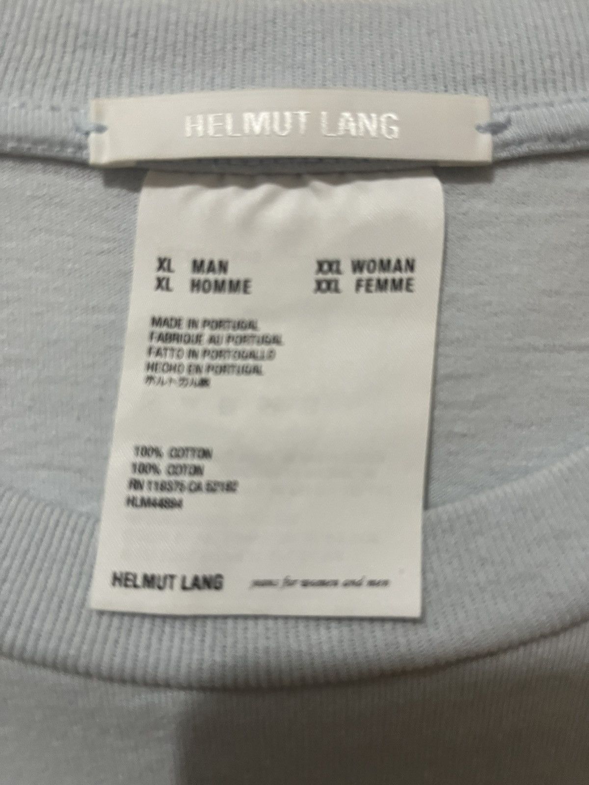 Designer × Helmut Lang Helmut Lang Standard Three Eagles Tee Size US XL / EU 56 / 4 - 2 Thumbnail